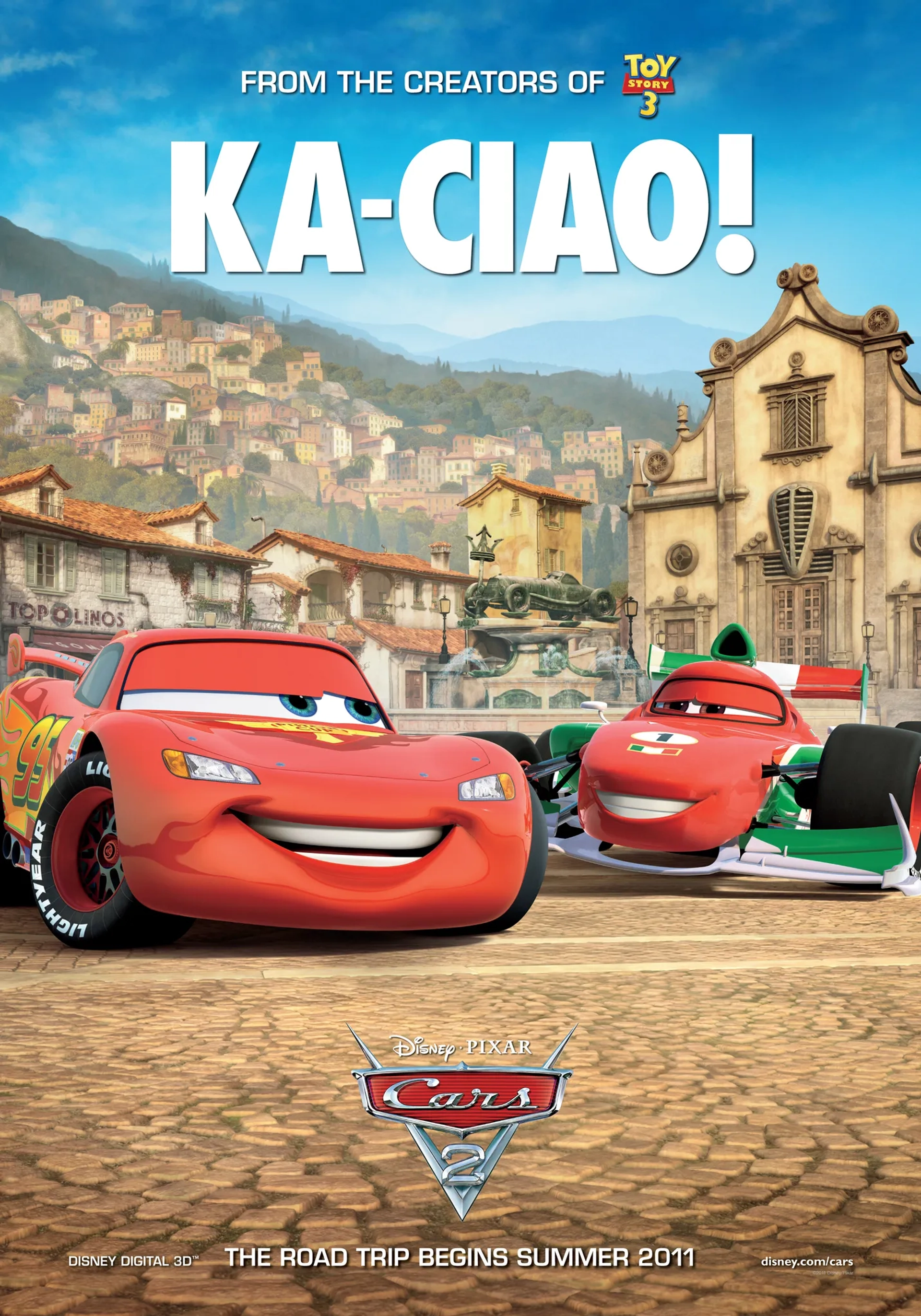 John Turturro and Owen Wilson in Cars 2 (2011)