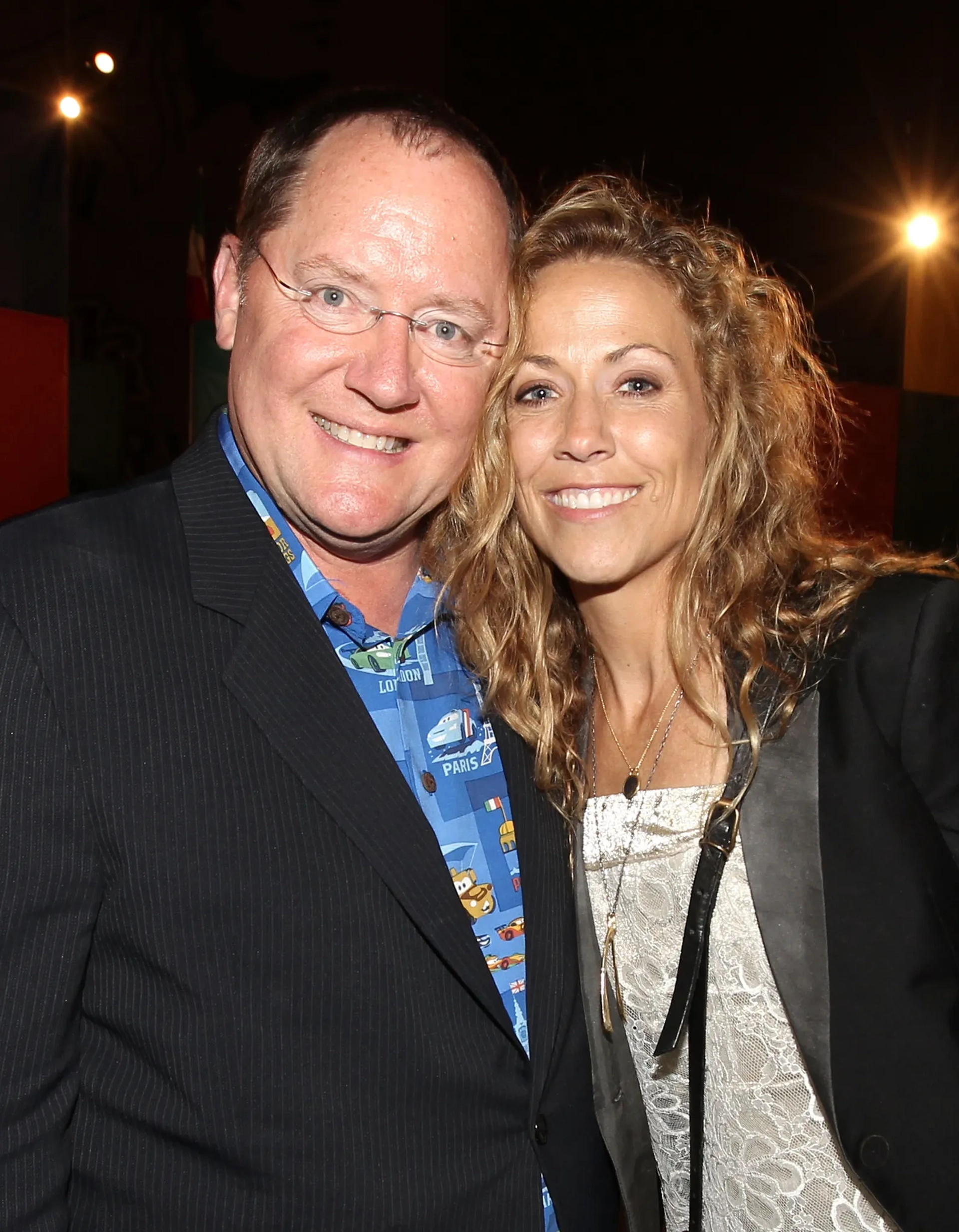 Sheryl Crow and John Lasseter at an event for Cars 2 (2011)