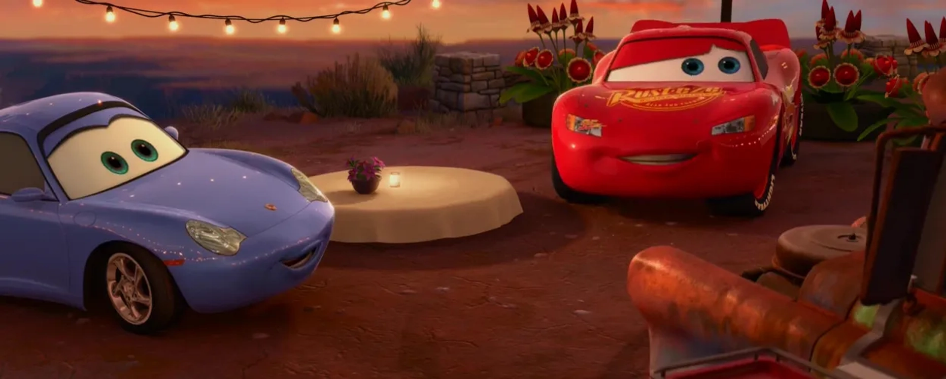 Bonnie Hunt, Owen Wilson, and Larry the Cable Guy in Cars 2 (2011)