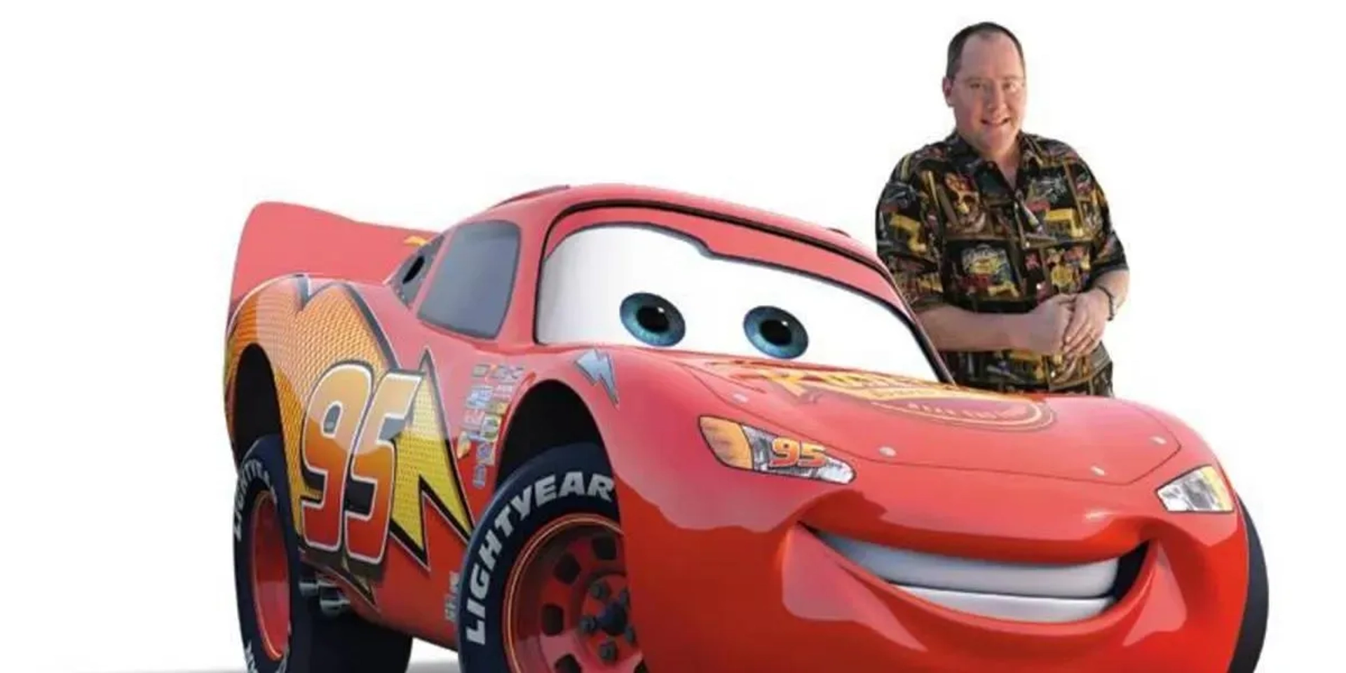 John Lasseter and Owen Wilson in Cars 2 (2011)