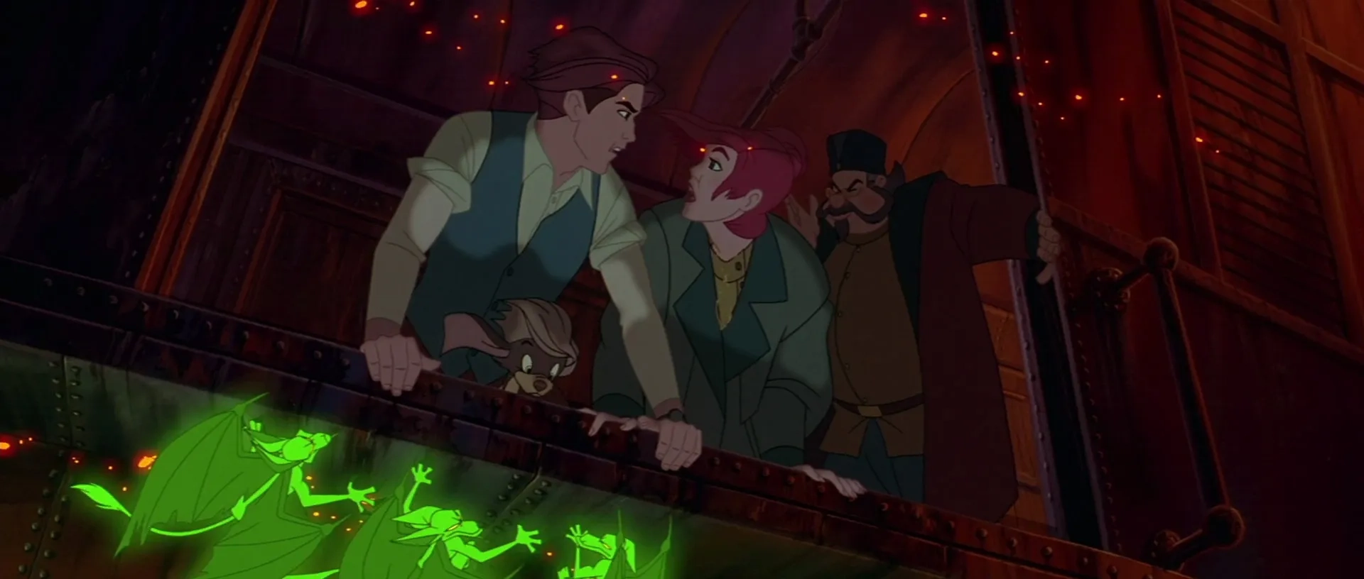 John Cusack, Meg Ryan, and Kelsey Grammer in Anastasia (1997)