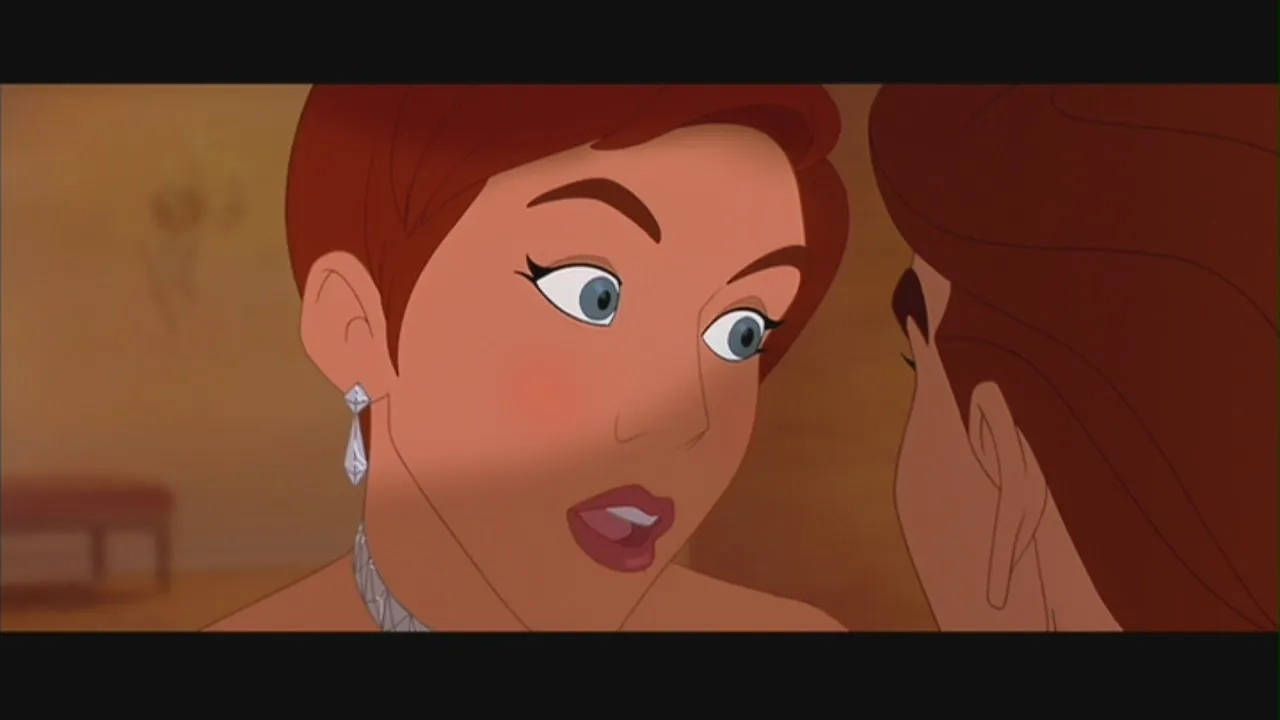 John Cusack and Meg Ryan in Anastasia (1997)