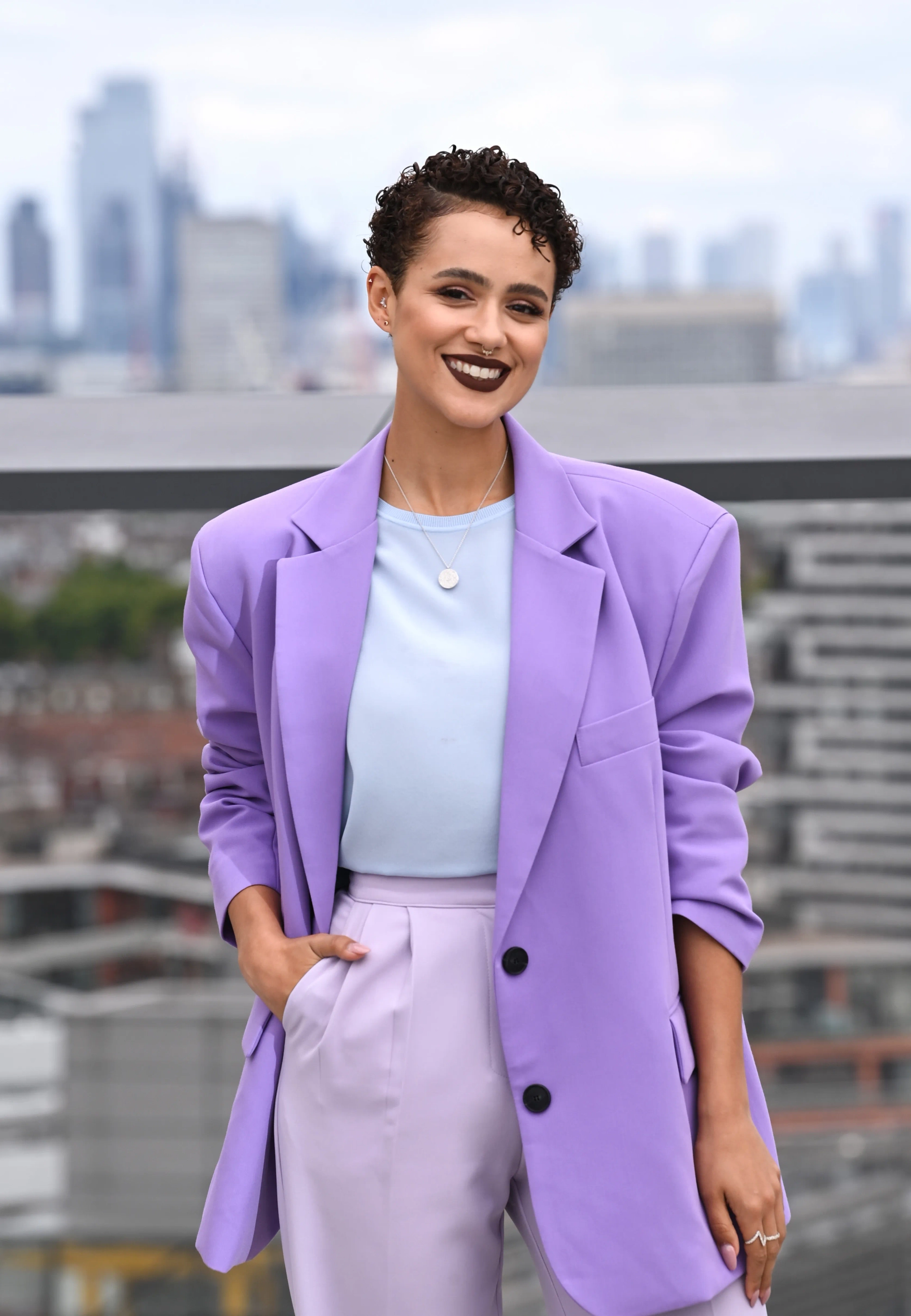 Nathalie Emmanuel at an event for The Invitation (2022)