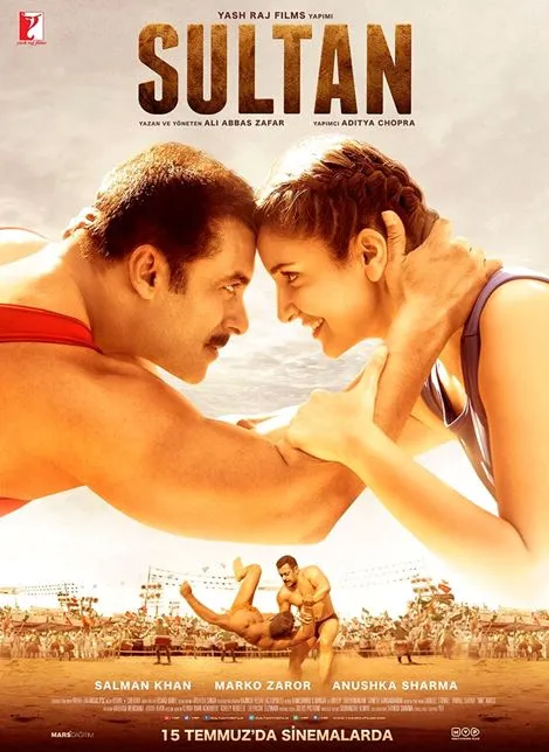 Salman Khan and Anushka Sharma in Sultan (2016)