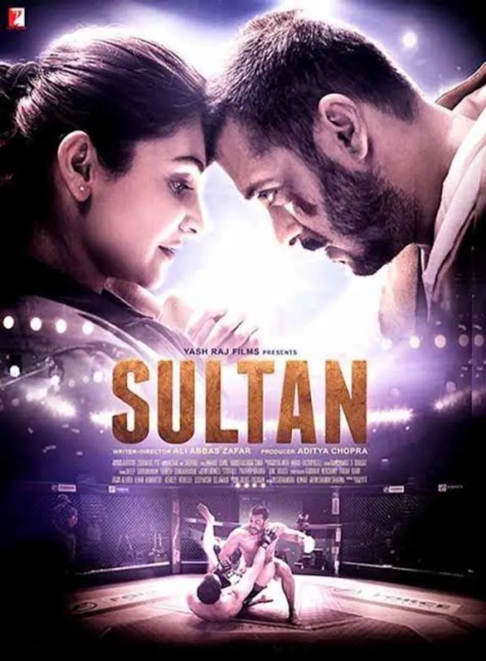 Salman Khan and Anushka Sharma in Sultan (2016)