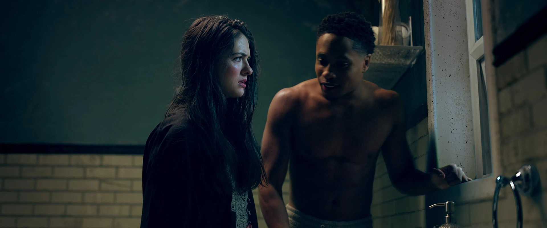 Imran Adams and Sydney Craven in Jeepers Creepers: Reborn (2022)