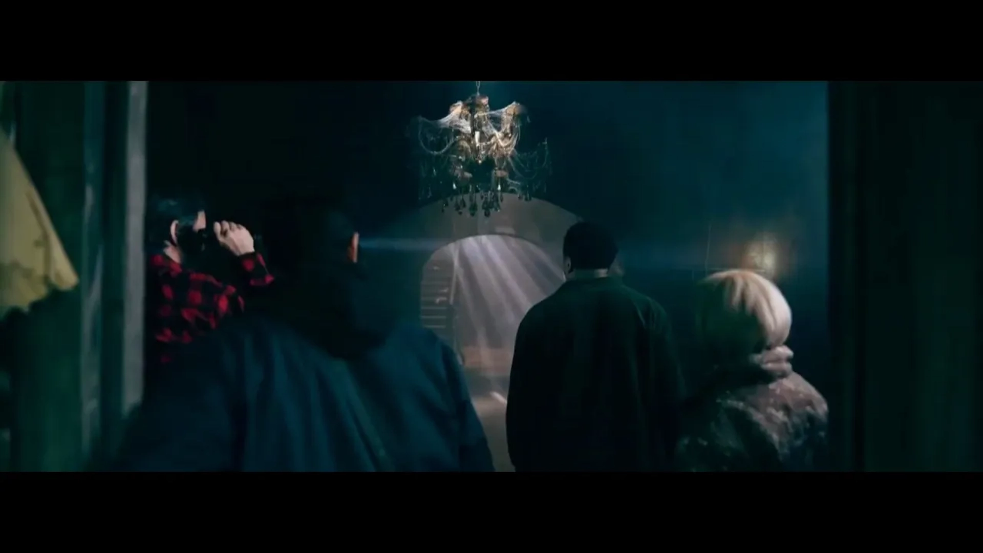 Peter Brooke, Imran Adams, Matt Barkley, and Ocean Navarro in Jeepers Creepers: Reborn (2022)