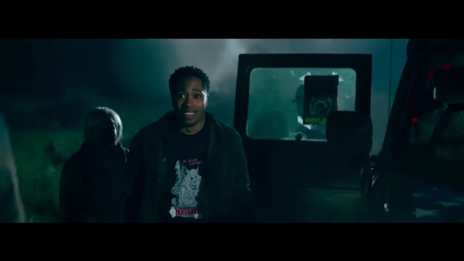 Imran Adams and Ocean Navarro in Jeepers Creepers: Reborn (2022)