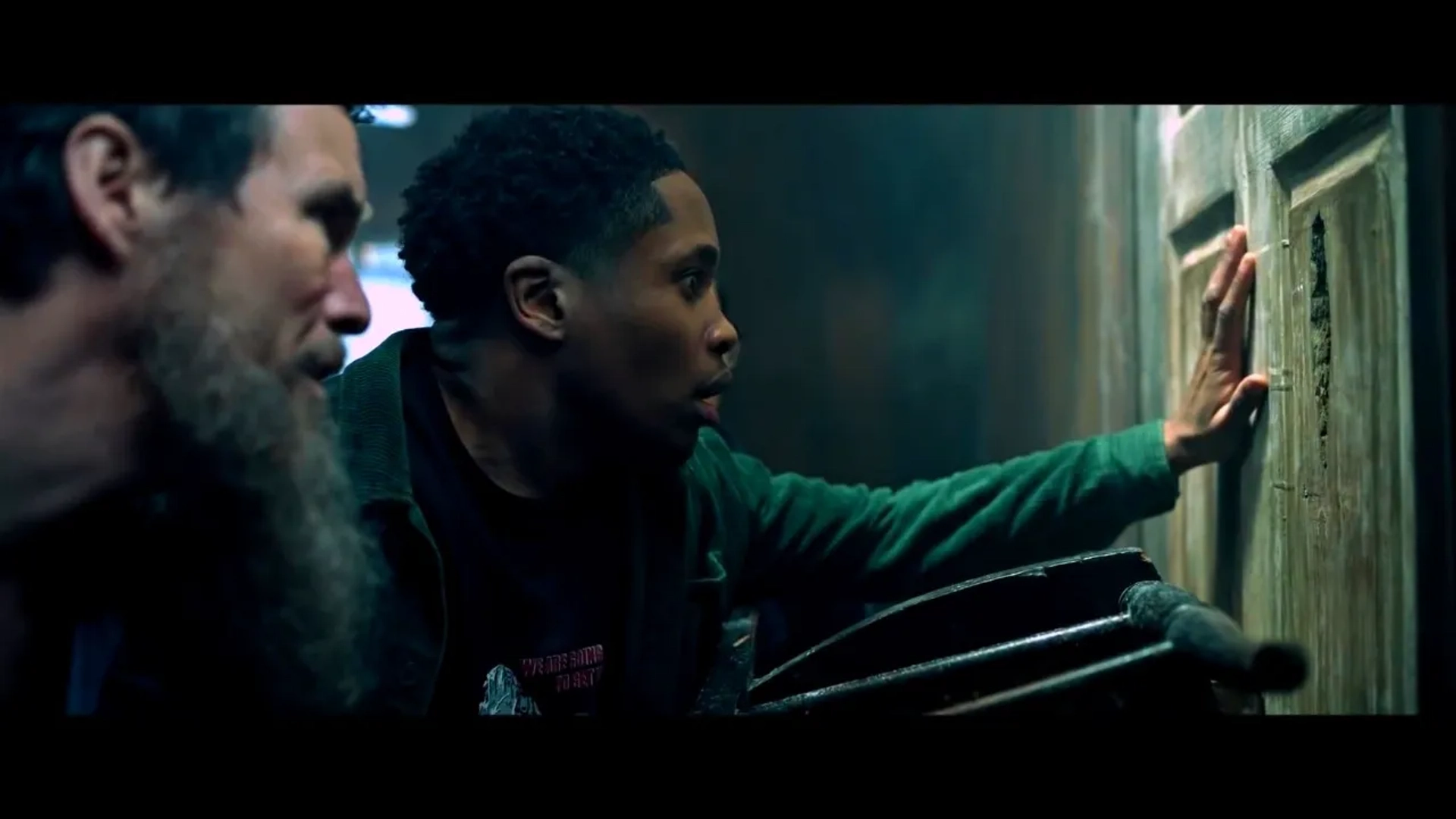 Peter Brooke and Imran Adams in Jeepers Creepers: Reborn (2022)