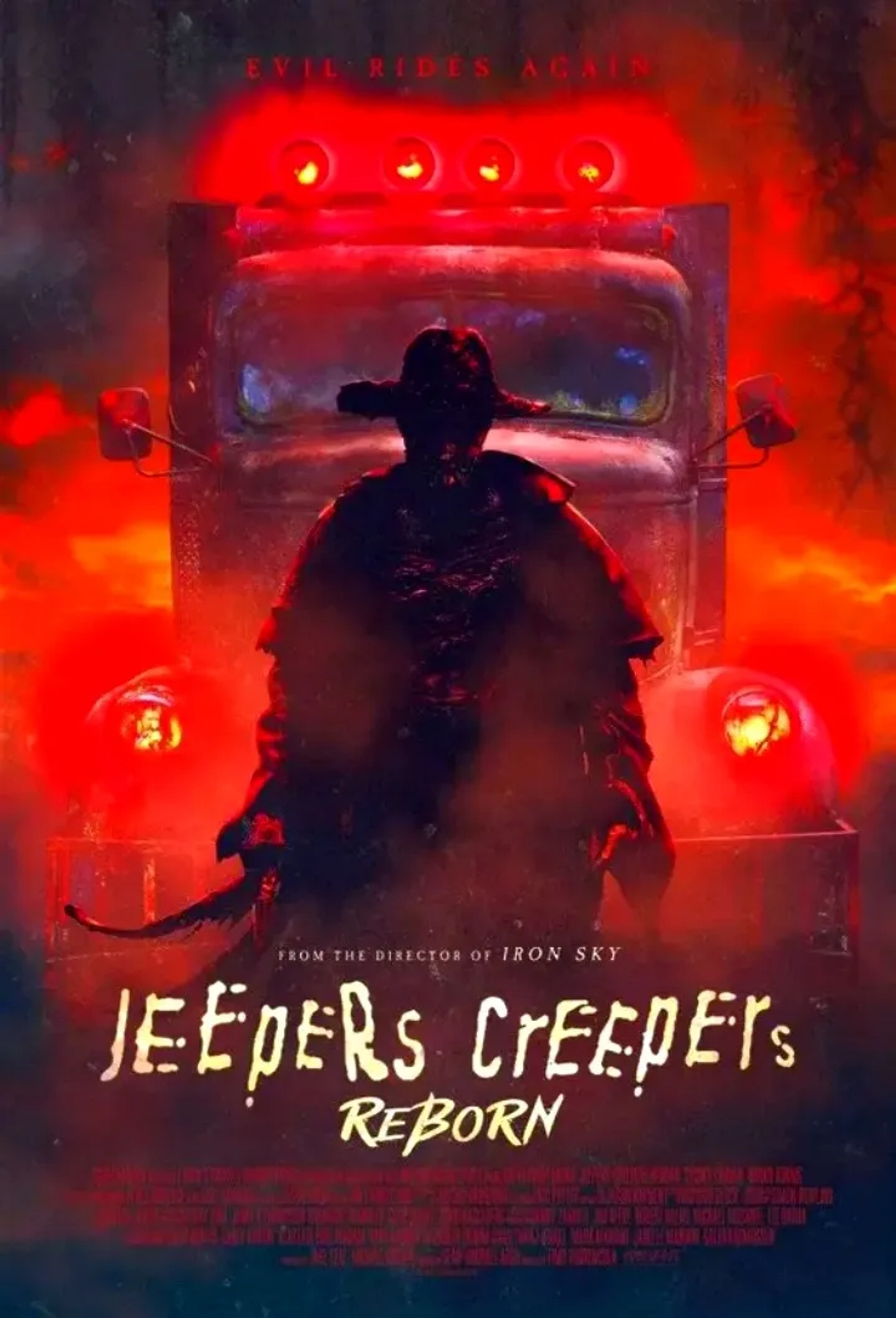 Timo Vuorensola and Jarreau Benjamin in Jeepers Creepers: Reborn (2022)