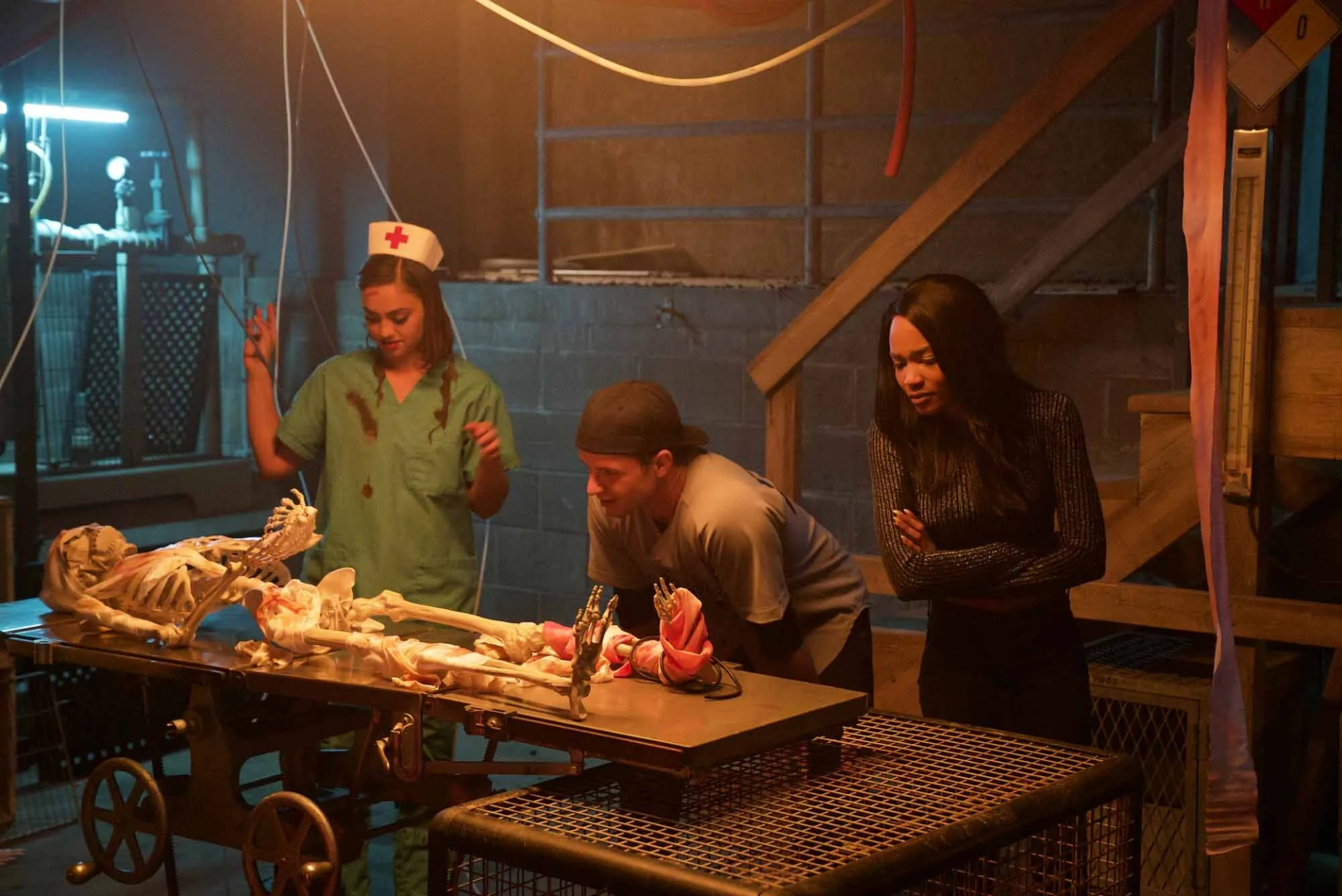 Lauryn Alisa McClain, Will Brittain, and Shazi Raja in Haunt (2019)