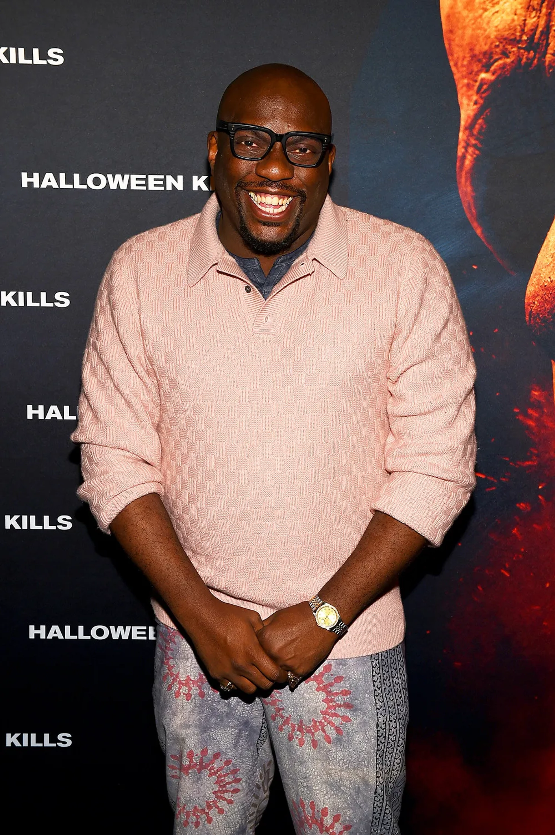 Omar J. Dorsey at an event for Halloween Kills (2021)