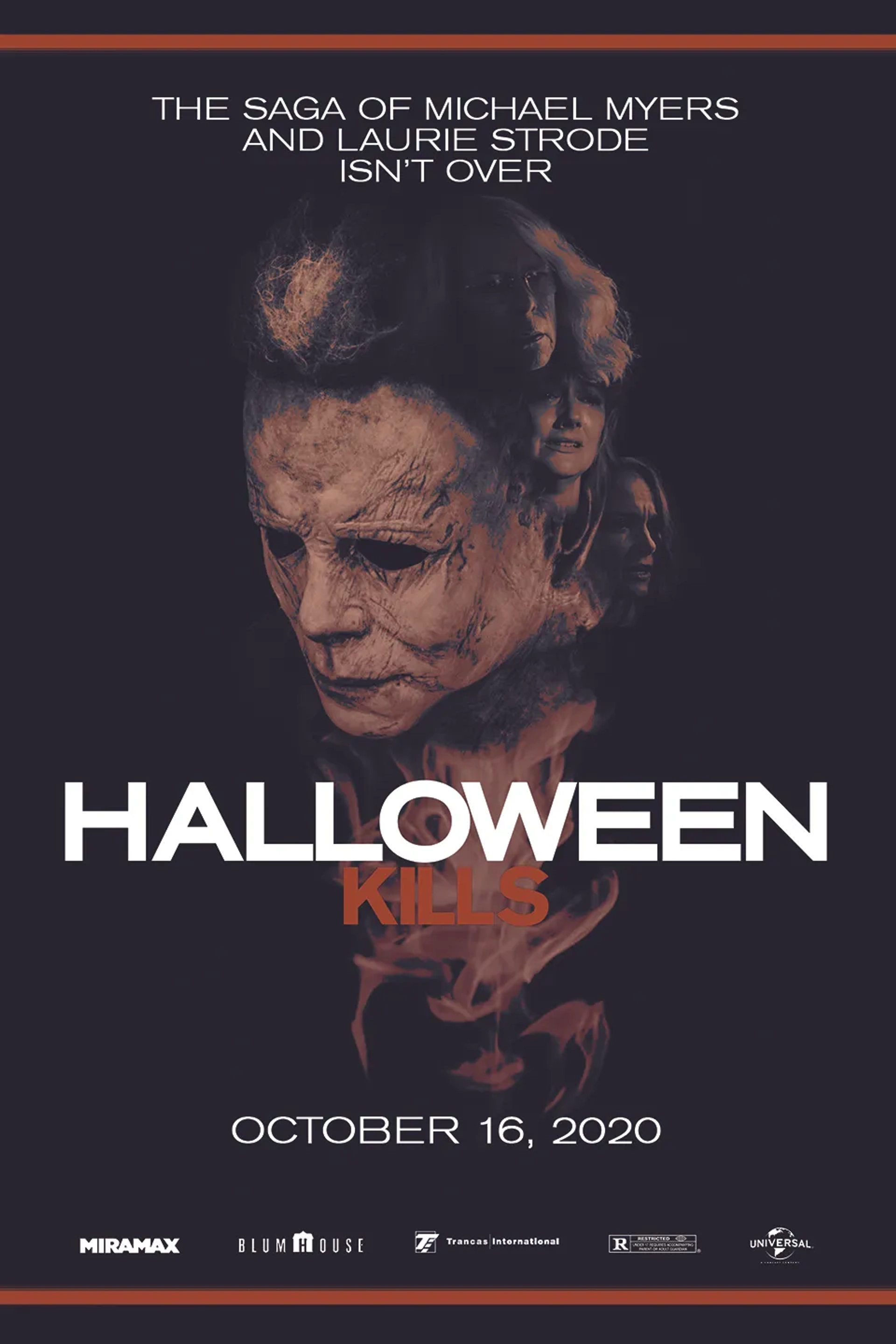 Jamie Lee Curtis, James Jude Courtney, Judy Greer, and Andi Matichak in Halloween Kills (2021)