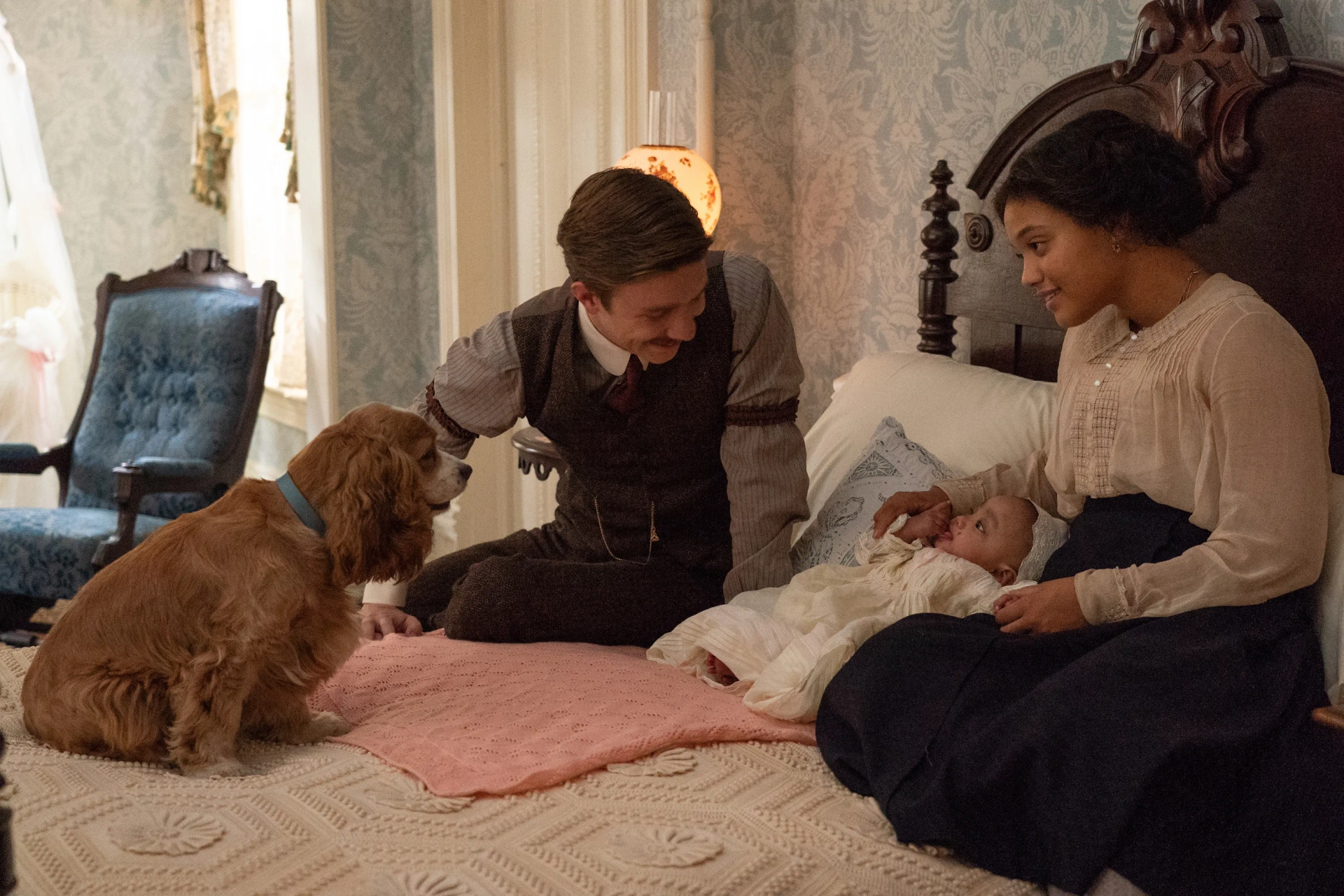 Rose, Tessa Thompson, Thomas Mann, and Kiersey Clemons in Lady and the Tramp (2019)