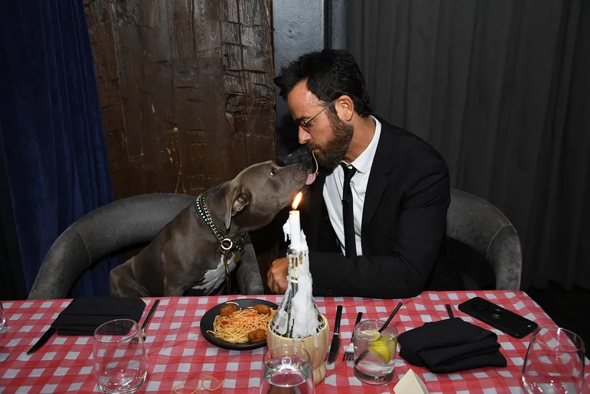 Justin Theroux at an event for Lady and the Tramp (2019)