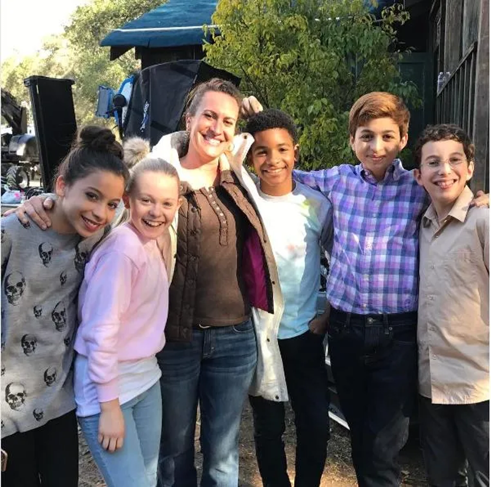 Cole Sand, Isabella Crovetti, Hailey Pahoa, Josie Totah, Izabella Alvarez, and Nathaniel Logan McIntyre in Magic Camp (2020)