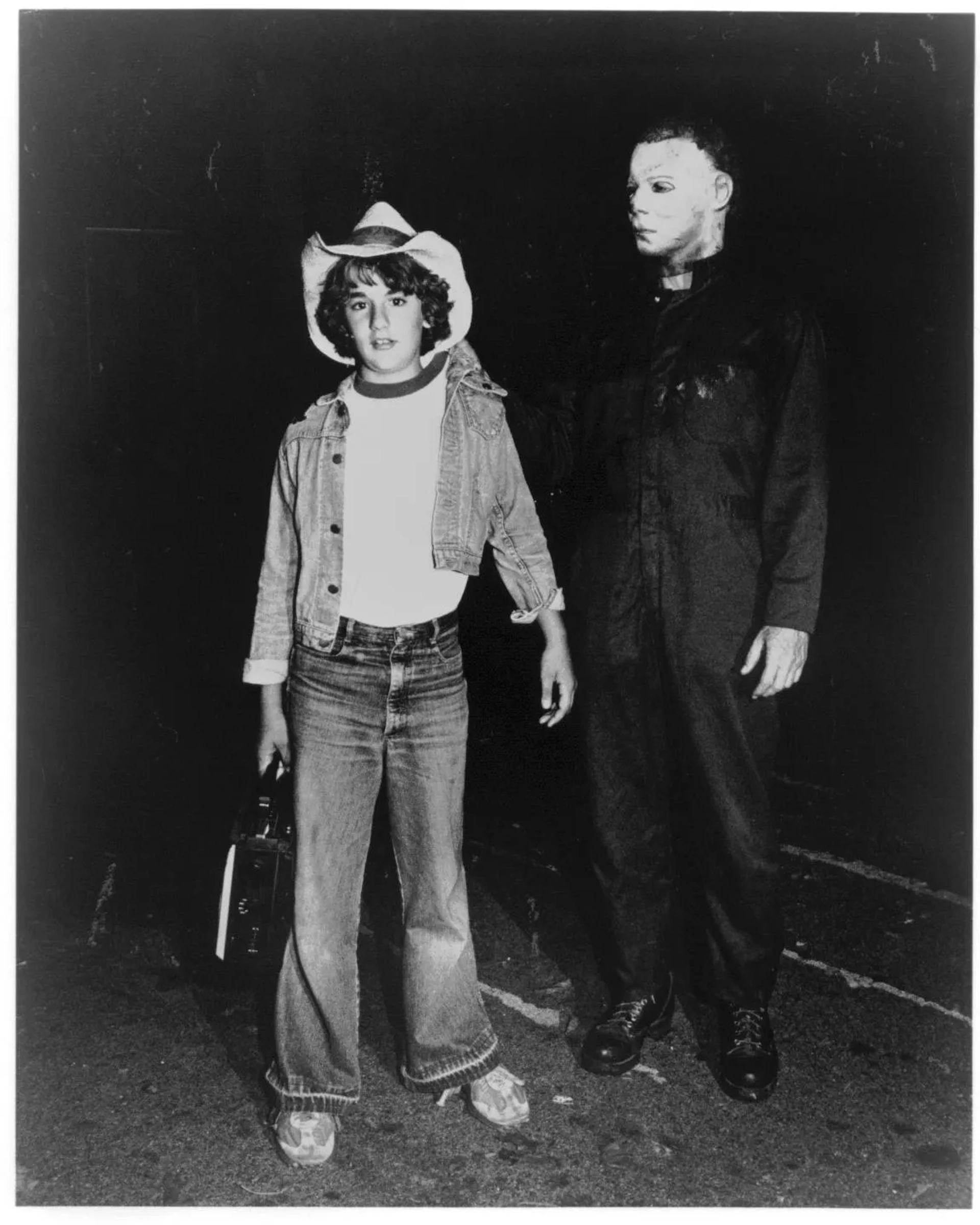 Dick Warlock and Lance Warlock in Halloween II (1981)