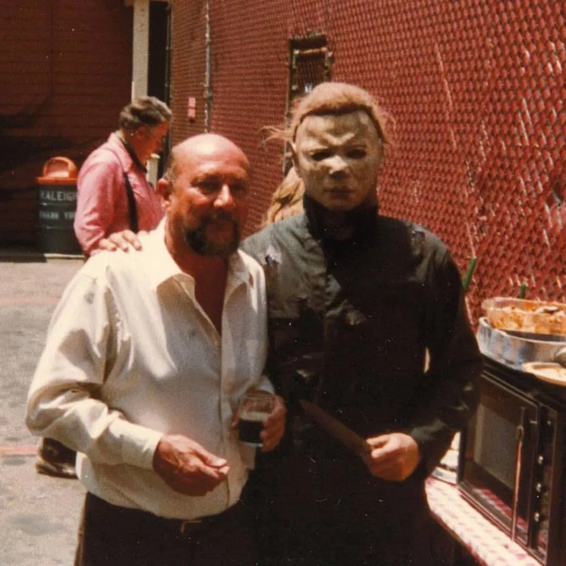 Donald Pleasence and Dick Warlock in Halloween II (1981)