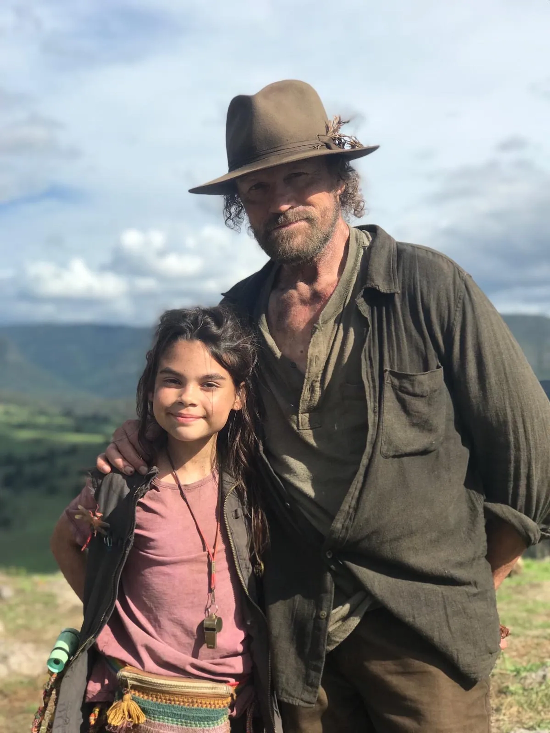 Michael Rooker and Ariana Greenblatt in Love and Monsters (2020)