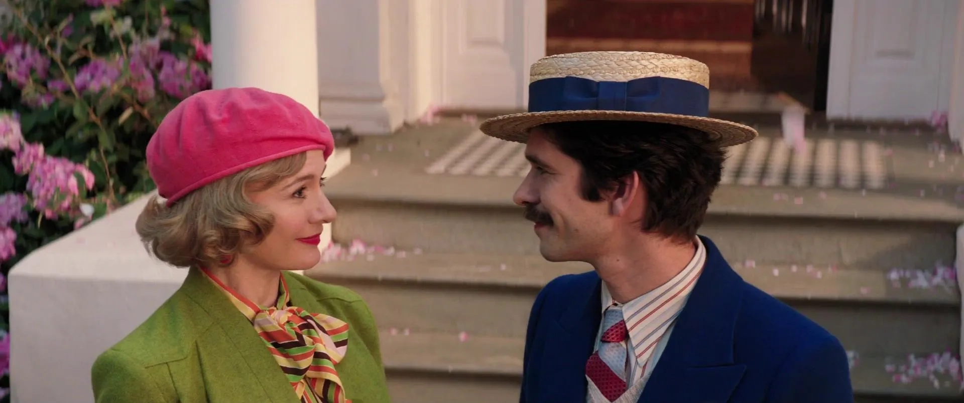 Emily Mortimer and Ben Whishaw in Mary Poppins Returns (2018)