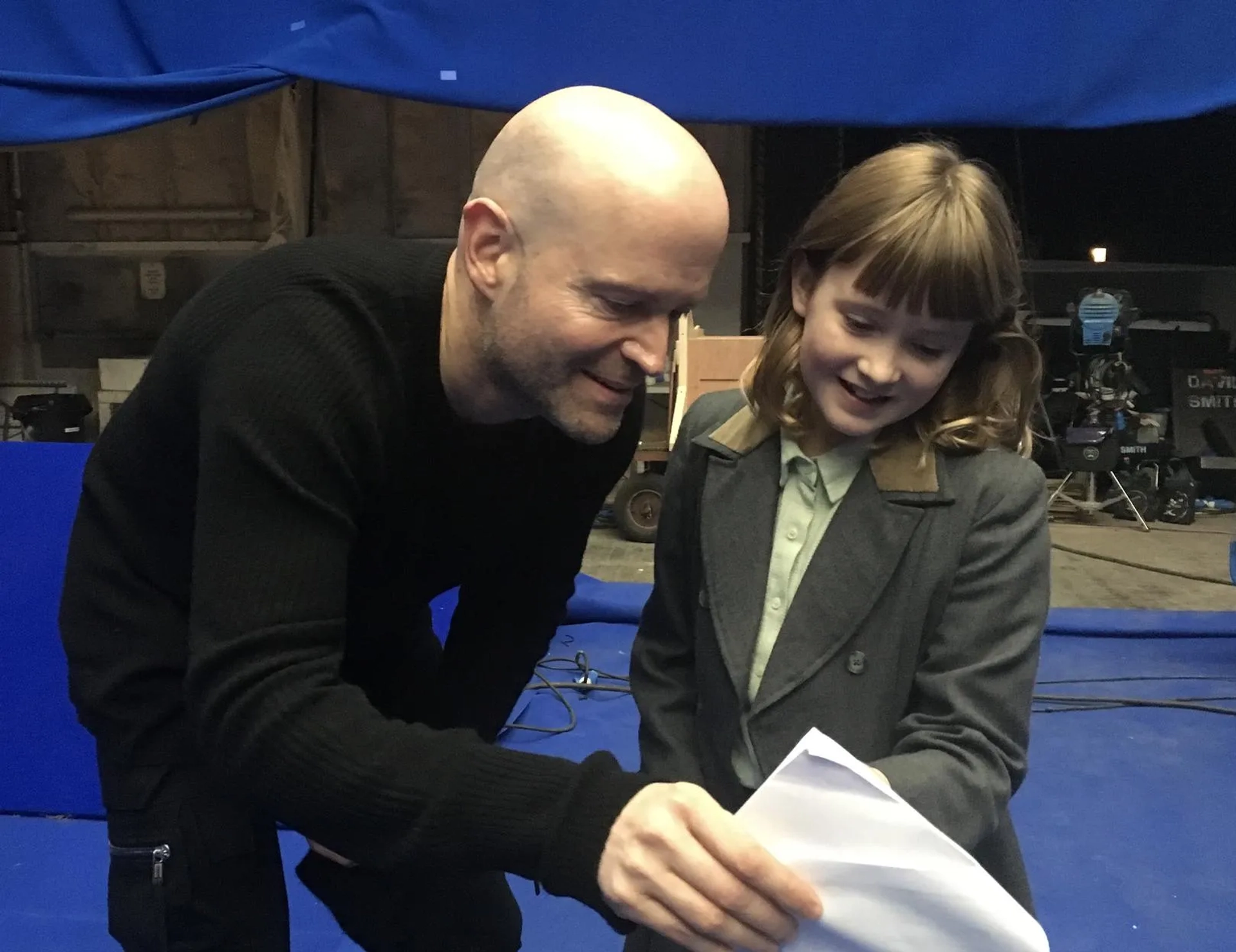 Marc Forster and Bronte Carmichael - Christopher Robin