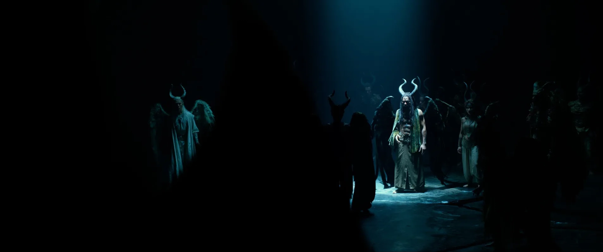 Chiwetel Ejiofor, Miyavi, and Kae Alexander in Maleficent: Mistress of Evil (2019)