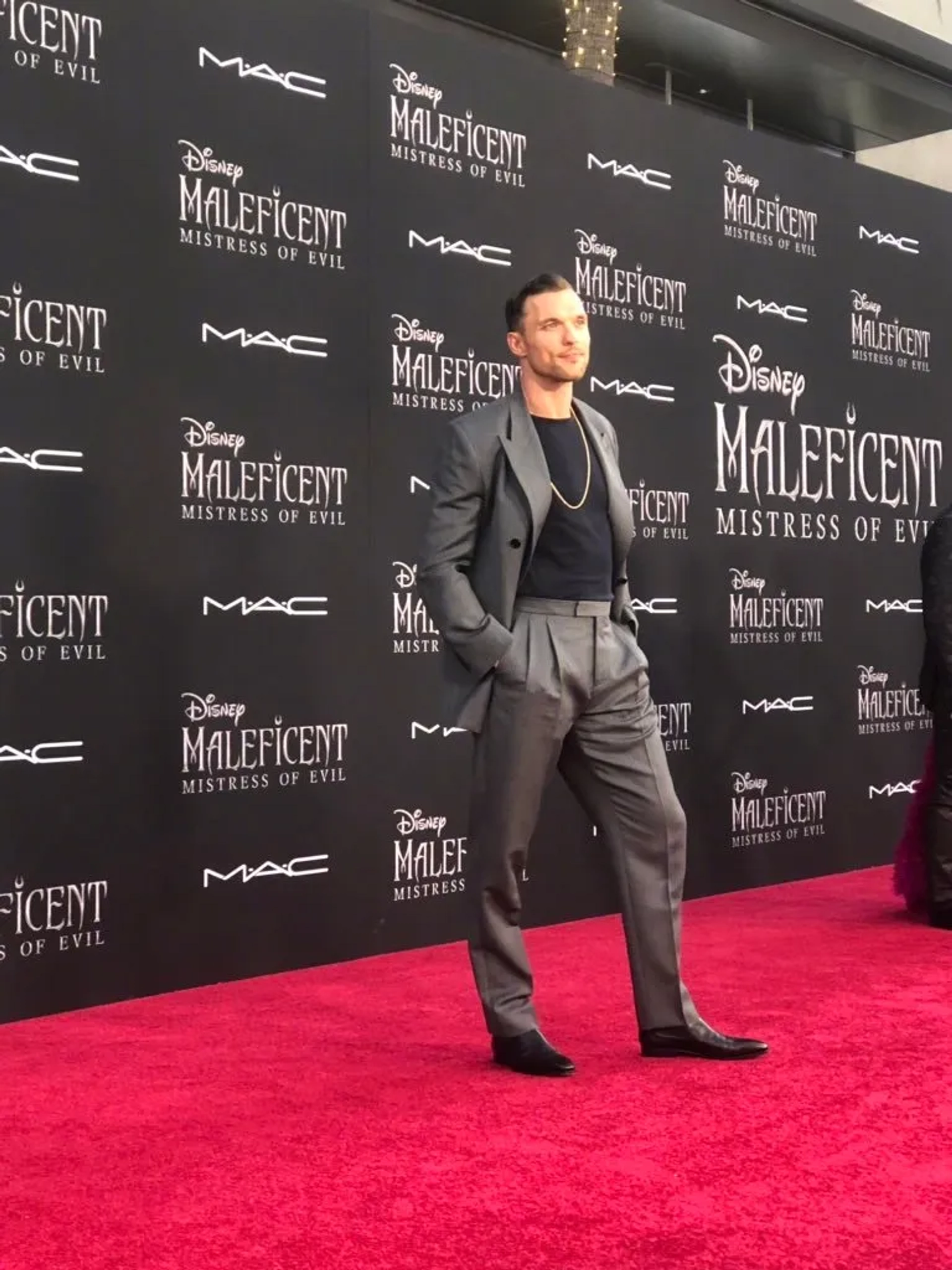 Ed Skrein at an event for Maleficent: Mistress of Evil (2019)