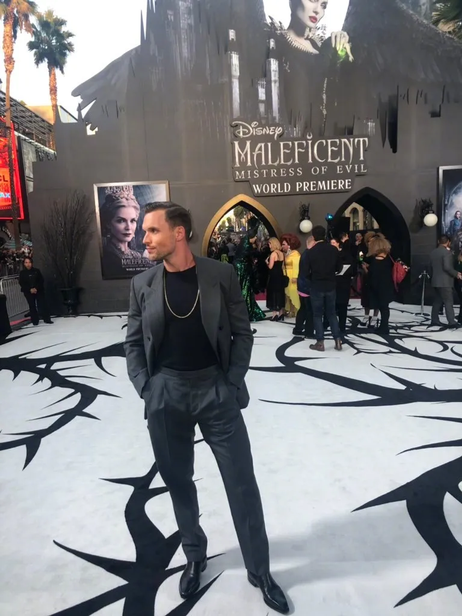 Ed Skrein at an event for Maleficent: Mistress of Evil (2019)