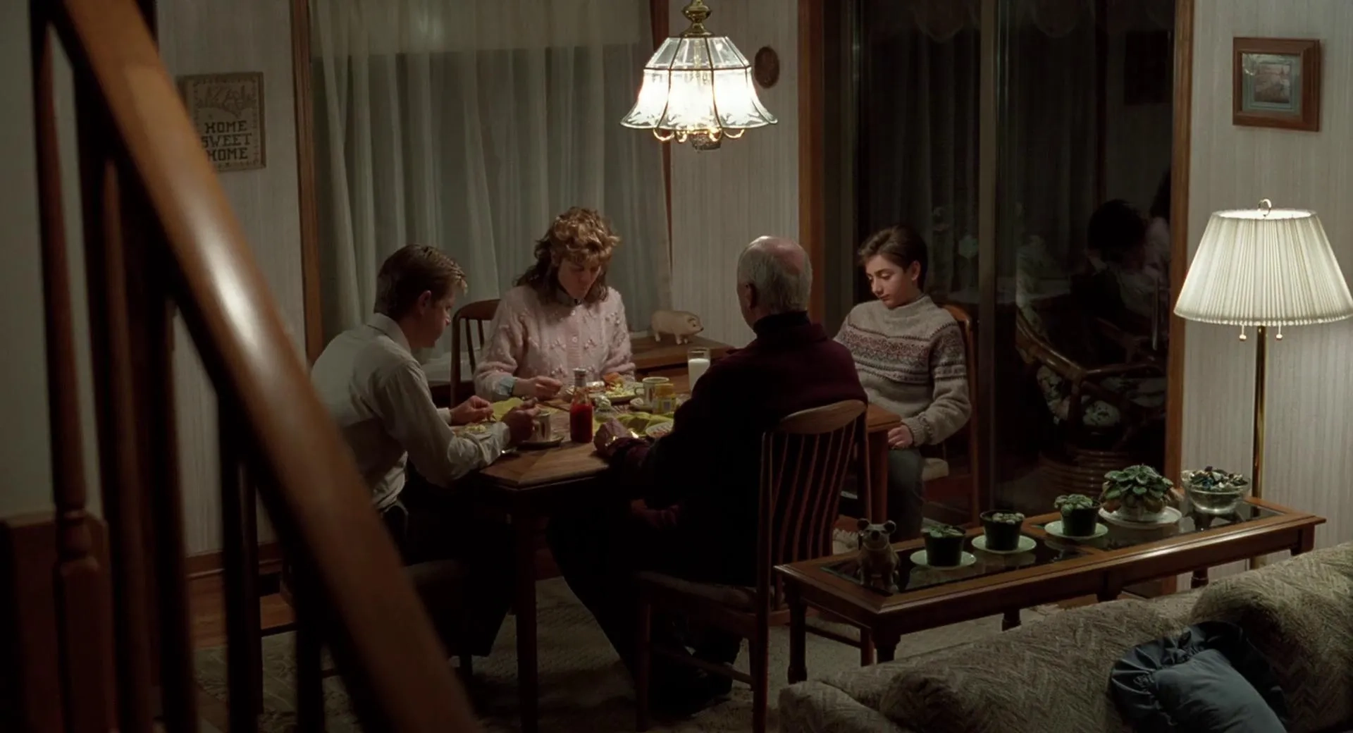 William H. Macy, Tony Denman, Harve Presnell, and Kristin Rudrüd in Fargo (1996)