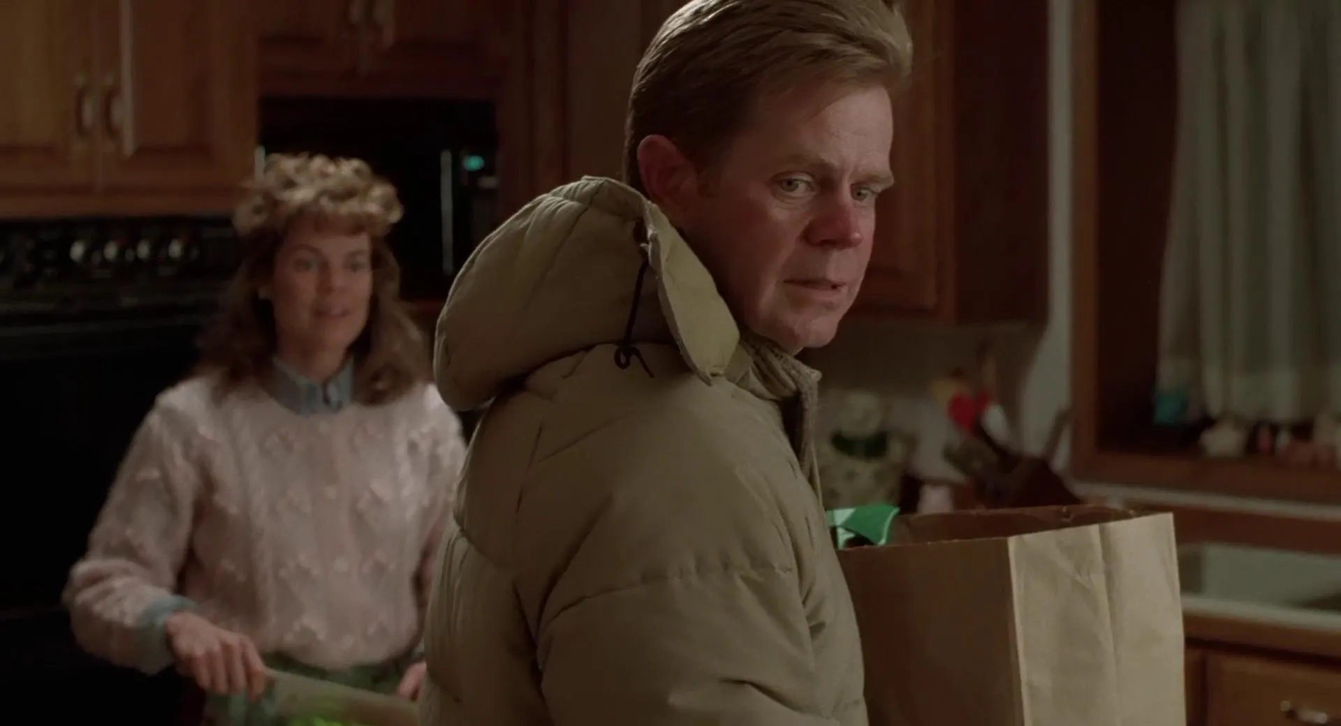 William H. Macy and Kristin Rudrüd in Fargo (1996)