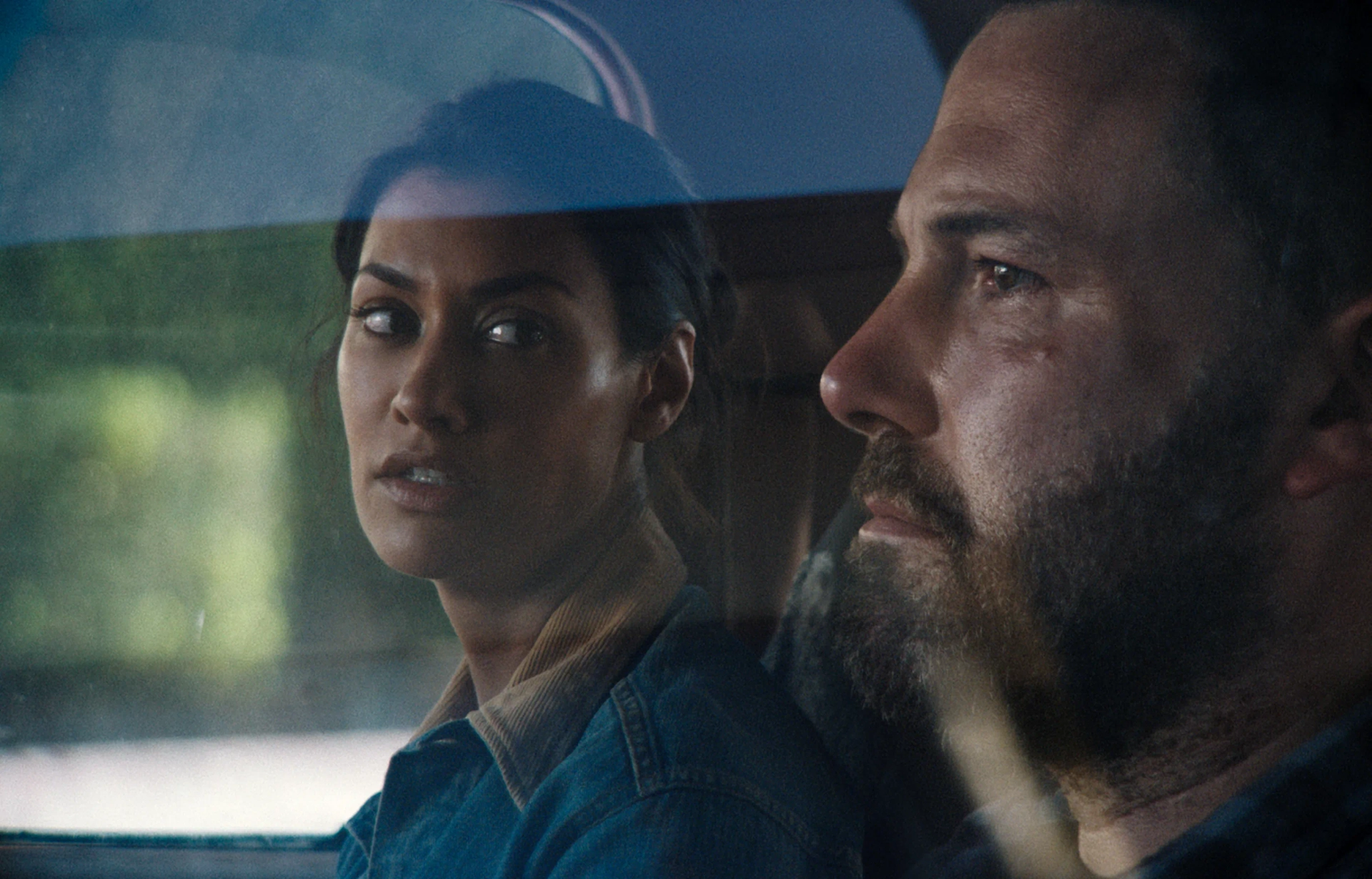 Ben Affleck and Janina Gavankar in The Way Back (2020)