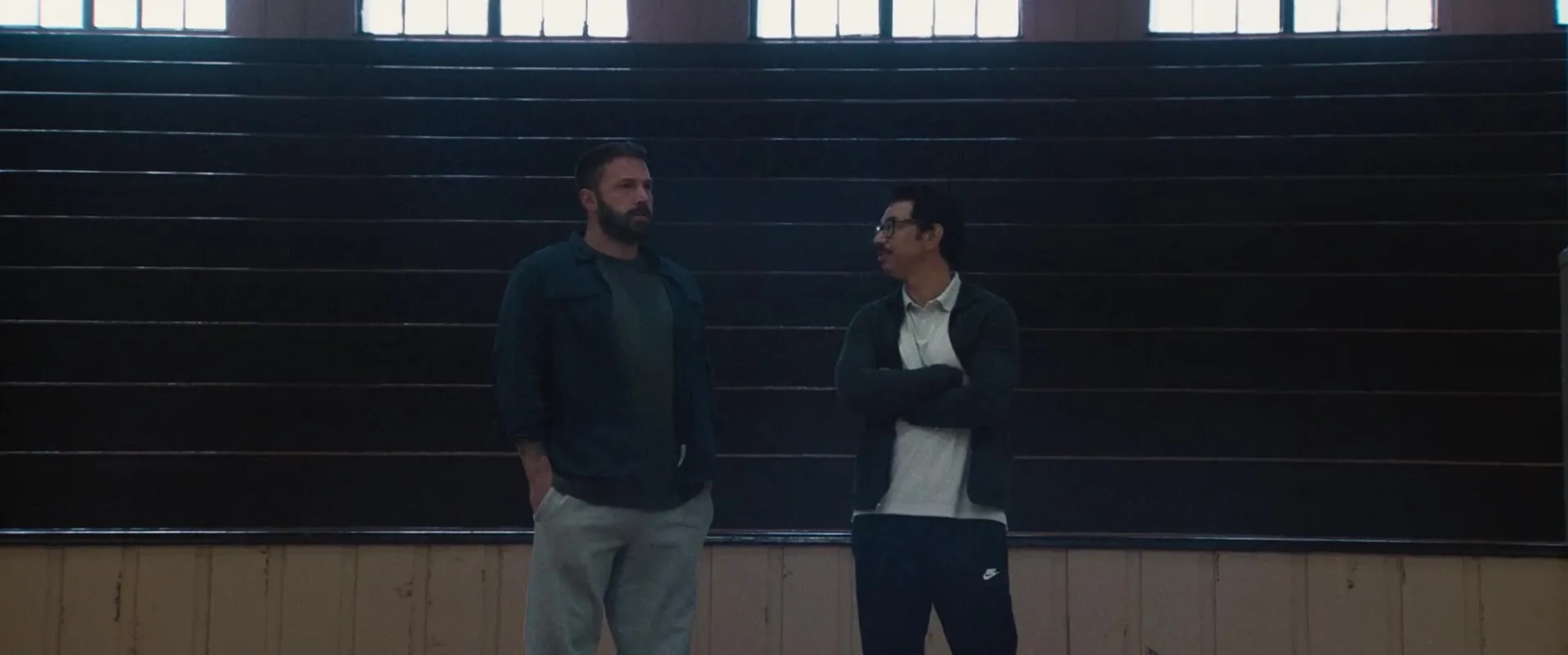 Ben Affleck and Al Madrigal in The Way Back (2020)