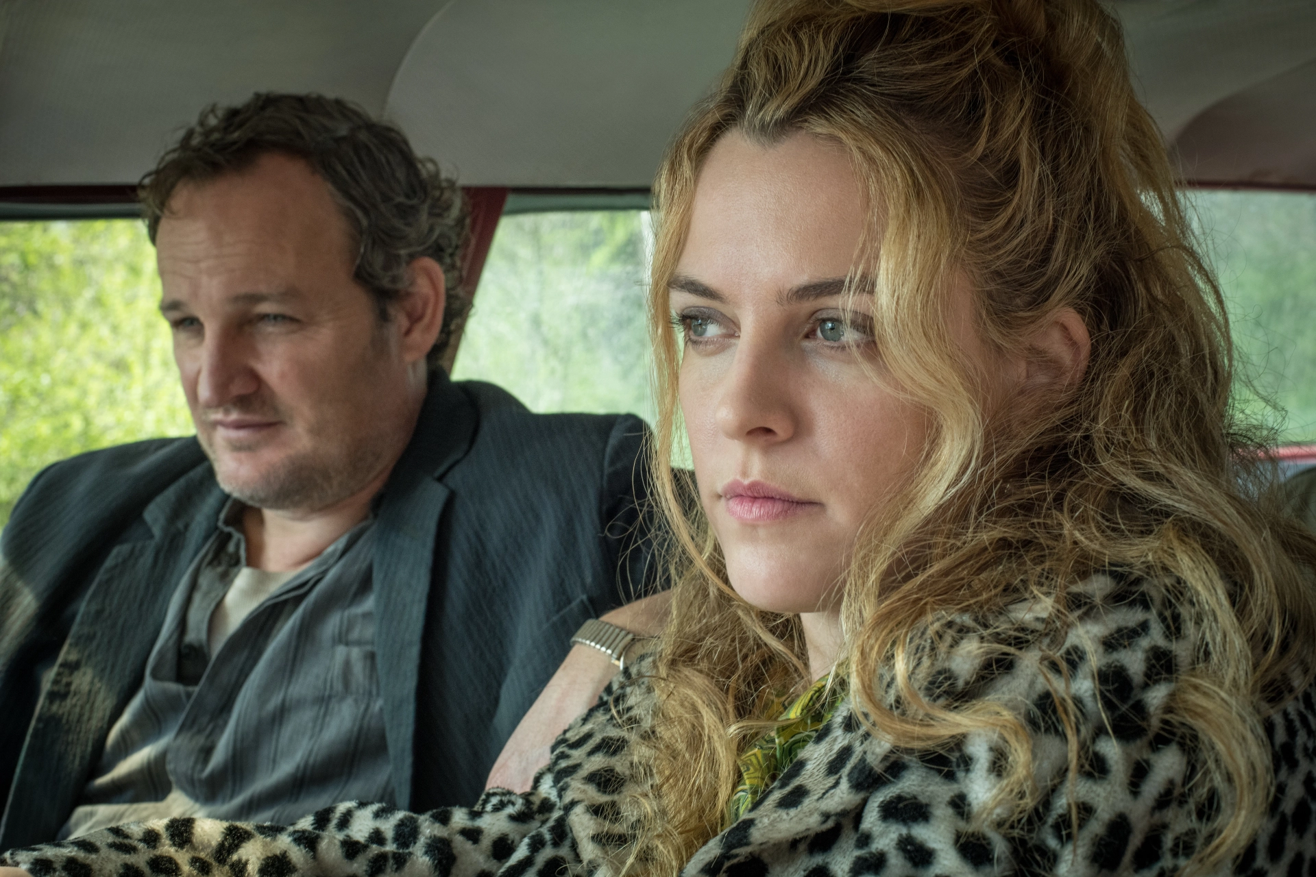 Jason Clarke and Riley Keough in The Devil All the Time (2020)