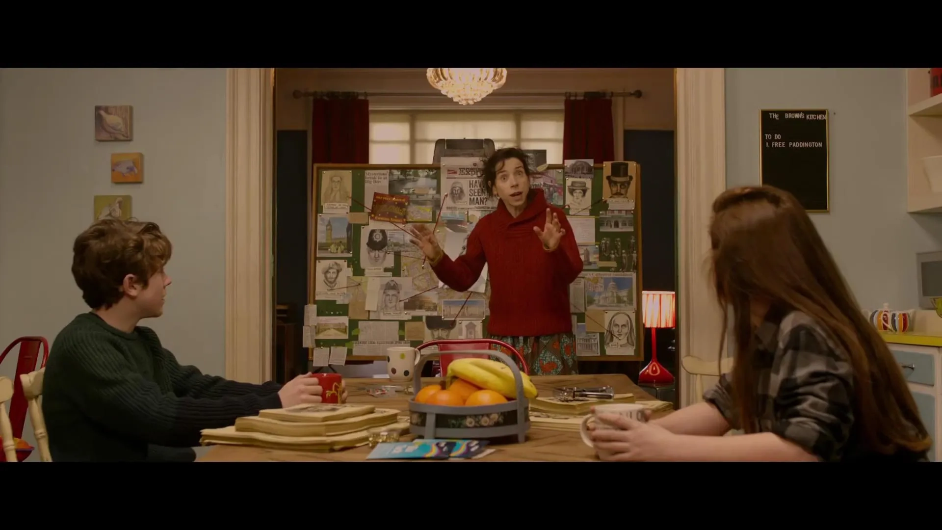 Sally Hawkins, Madeleine Harris, and Samuel Joslin in Paddington 2 (2017)