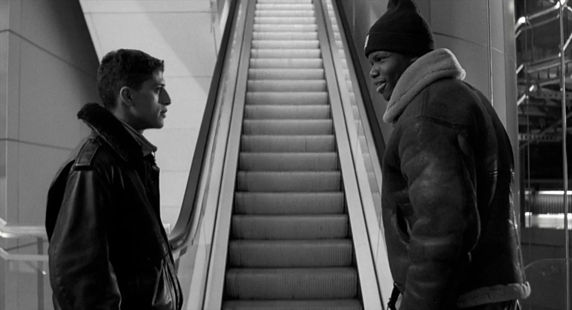 Hubert Koundé and Saïd Taghmaoui in La haine (1995)