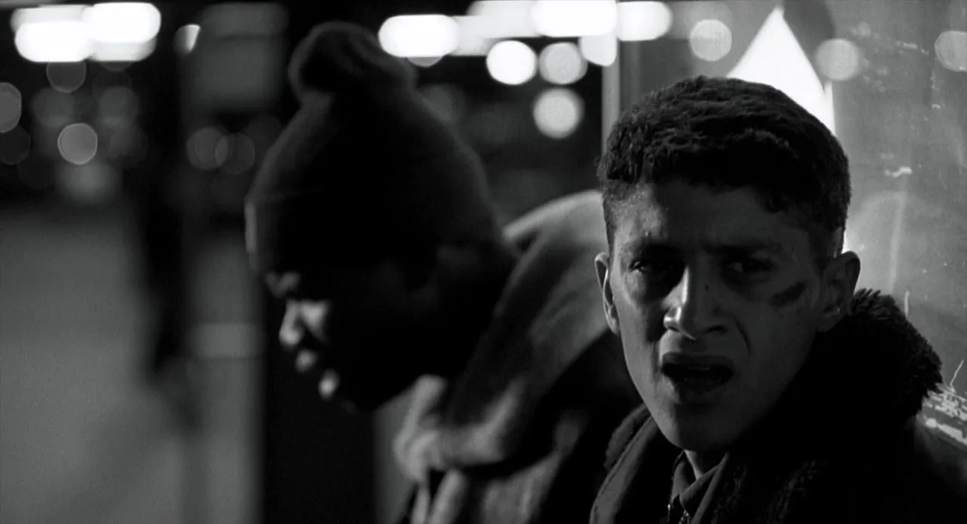 Hubert Koundé and Saïd Taghmaoui in La haine (1995)