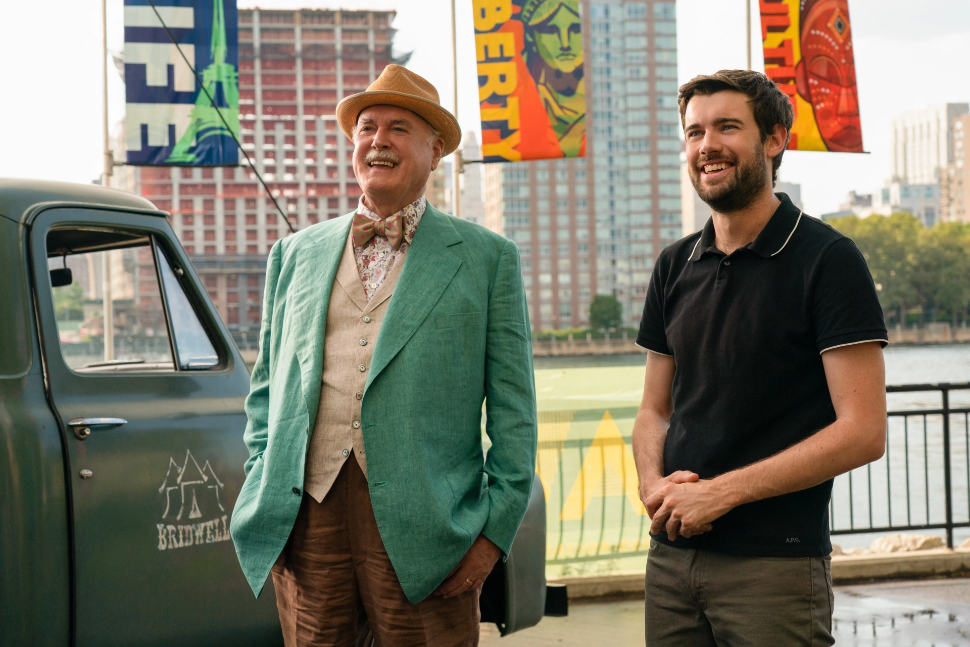 John Cleese and Jack Whitehall in Clifford the Big Red Dog (2021)