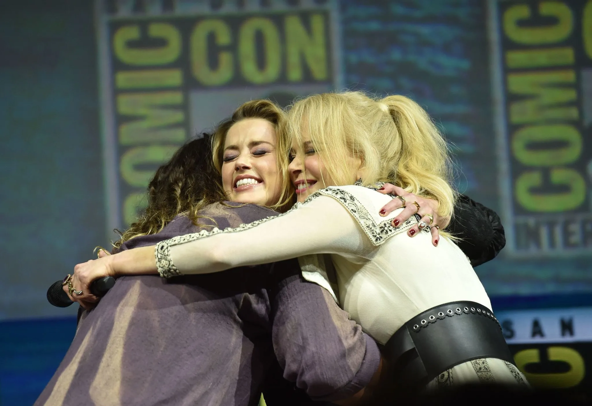 Nicole Kidman, Jason Momoa, and Amber Heard at an event for Aquaman (2018)