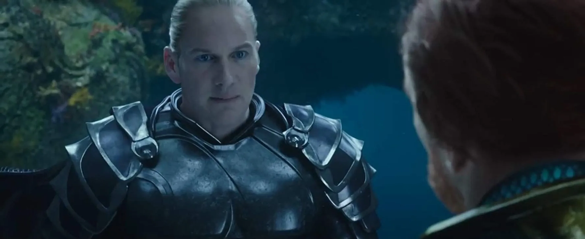 Dolph Lundgren and Patrick Wilson in Aquaman (2018)