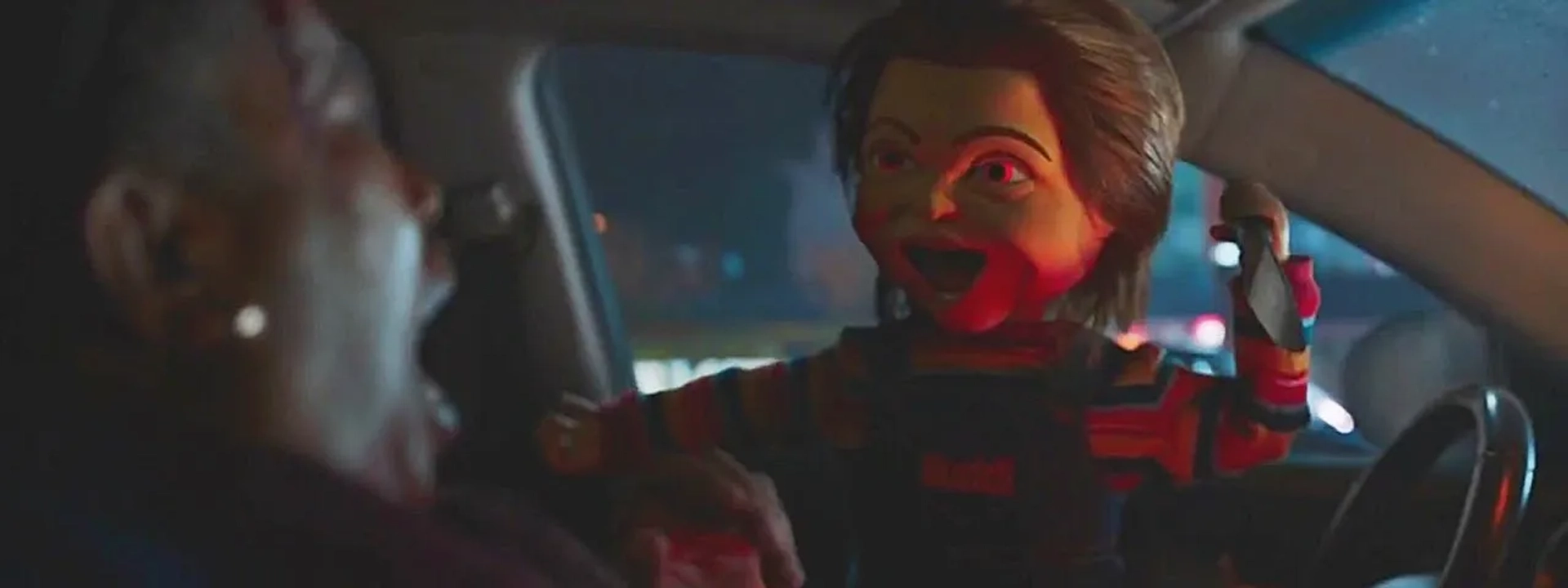 Mark Hamill and Carlease Burke in Child's Play (2019)