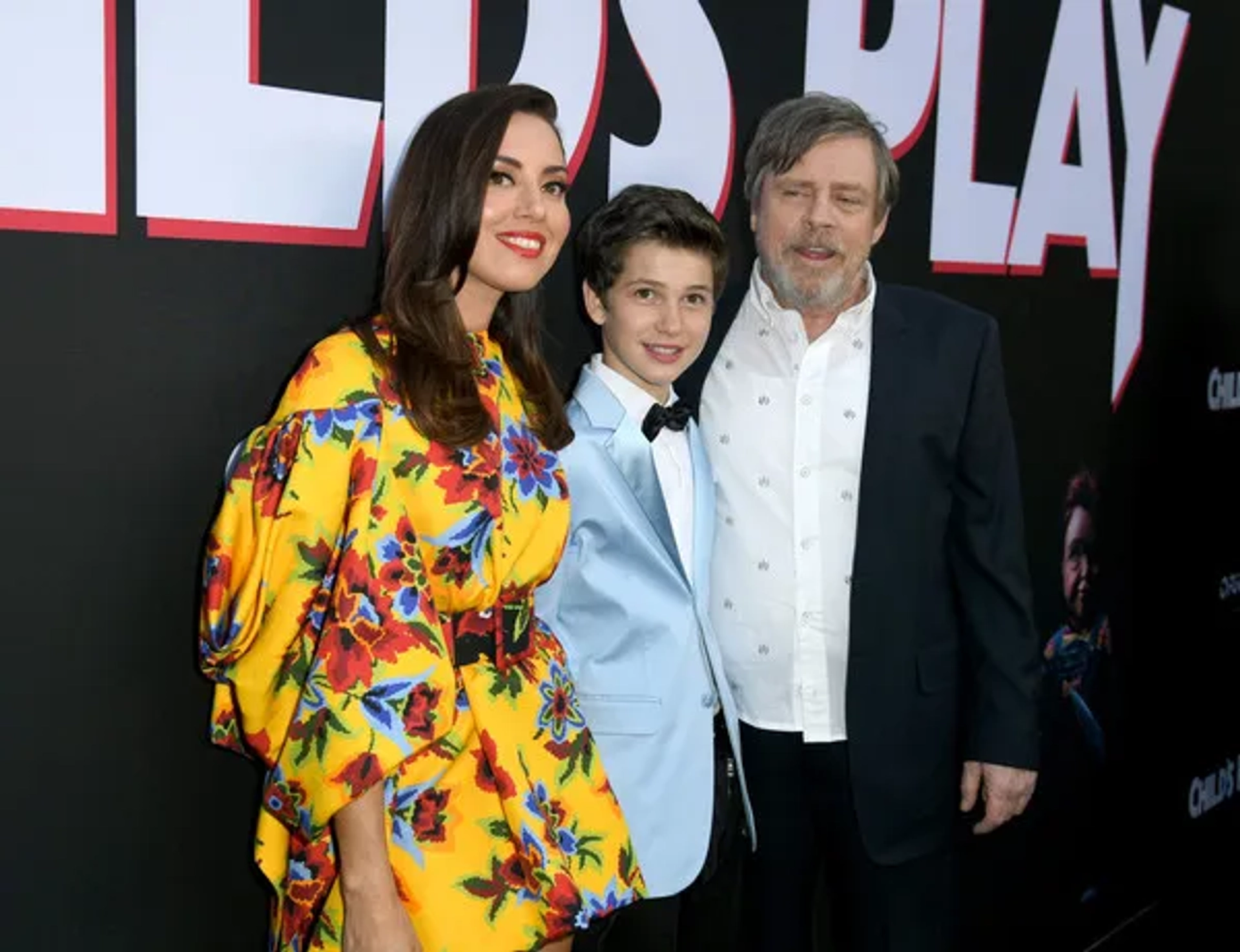 Mark Hamill, Aubrey Plaza, and Gabriel Bateman at an event for Child's Play (2019)