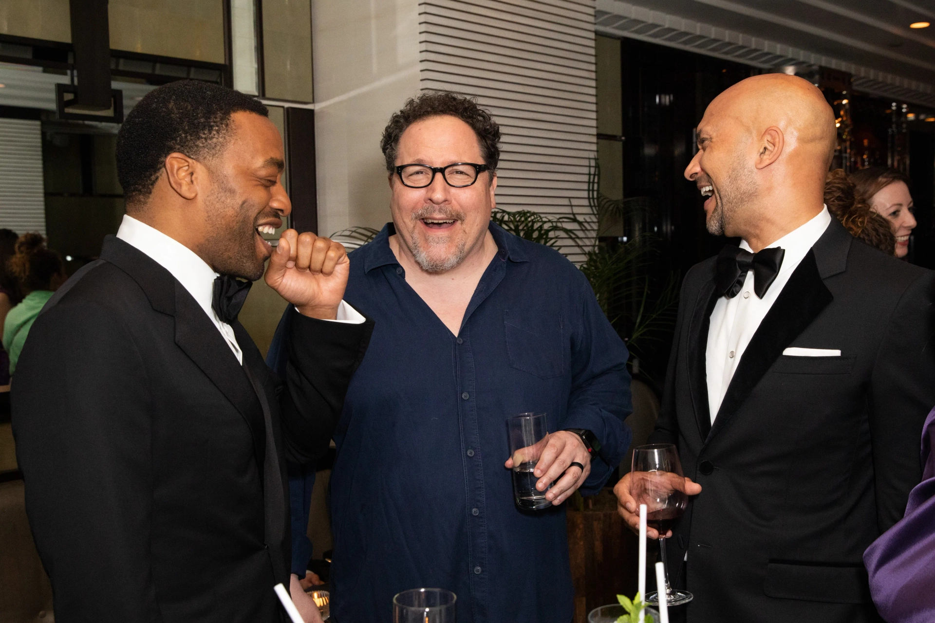 Chiwetel Ejiofor, Jon Favreau, and Keegan-Michael Key at an event for The Lion King (2019)