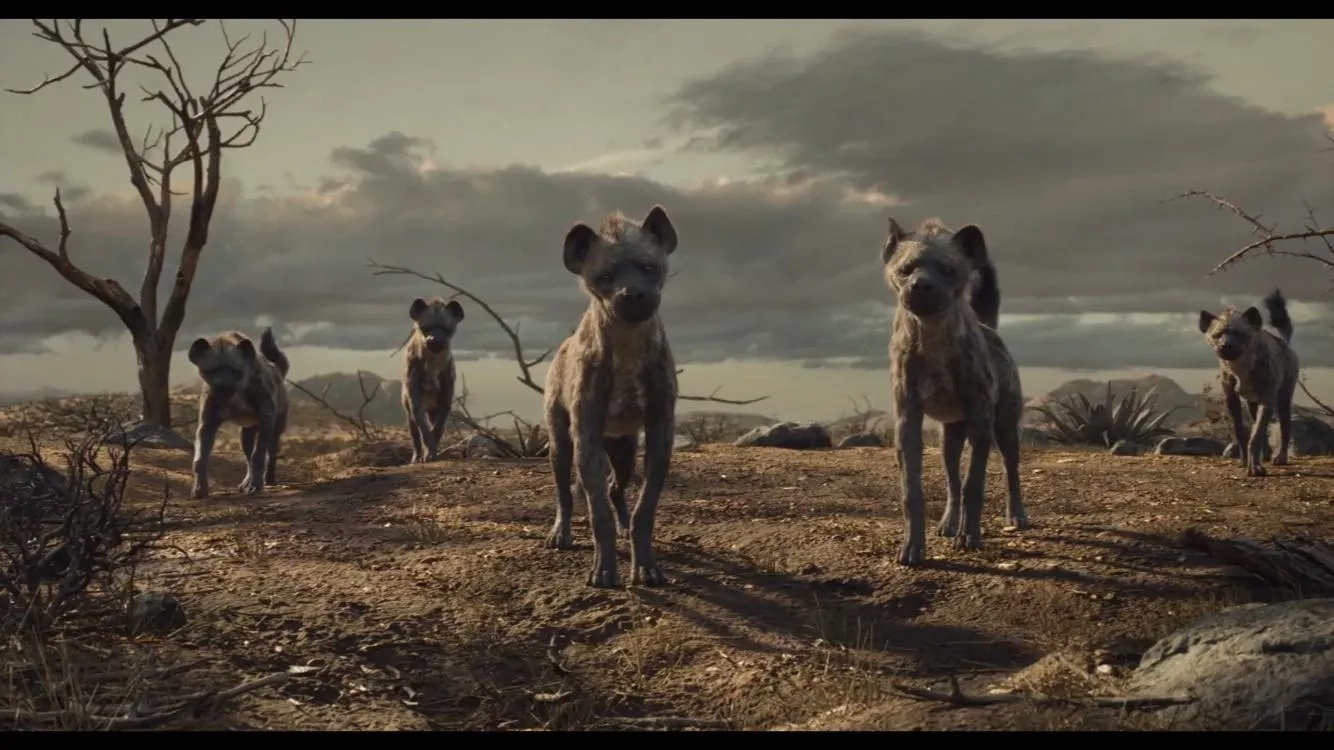 Florence Kasumba, Keegan-Michael Key, and Eric André in The Lion King (2019)