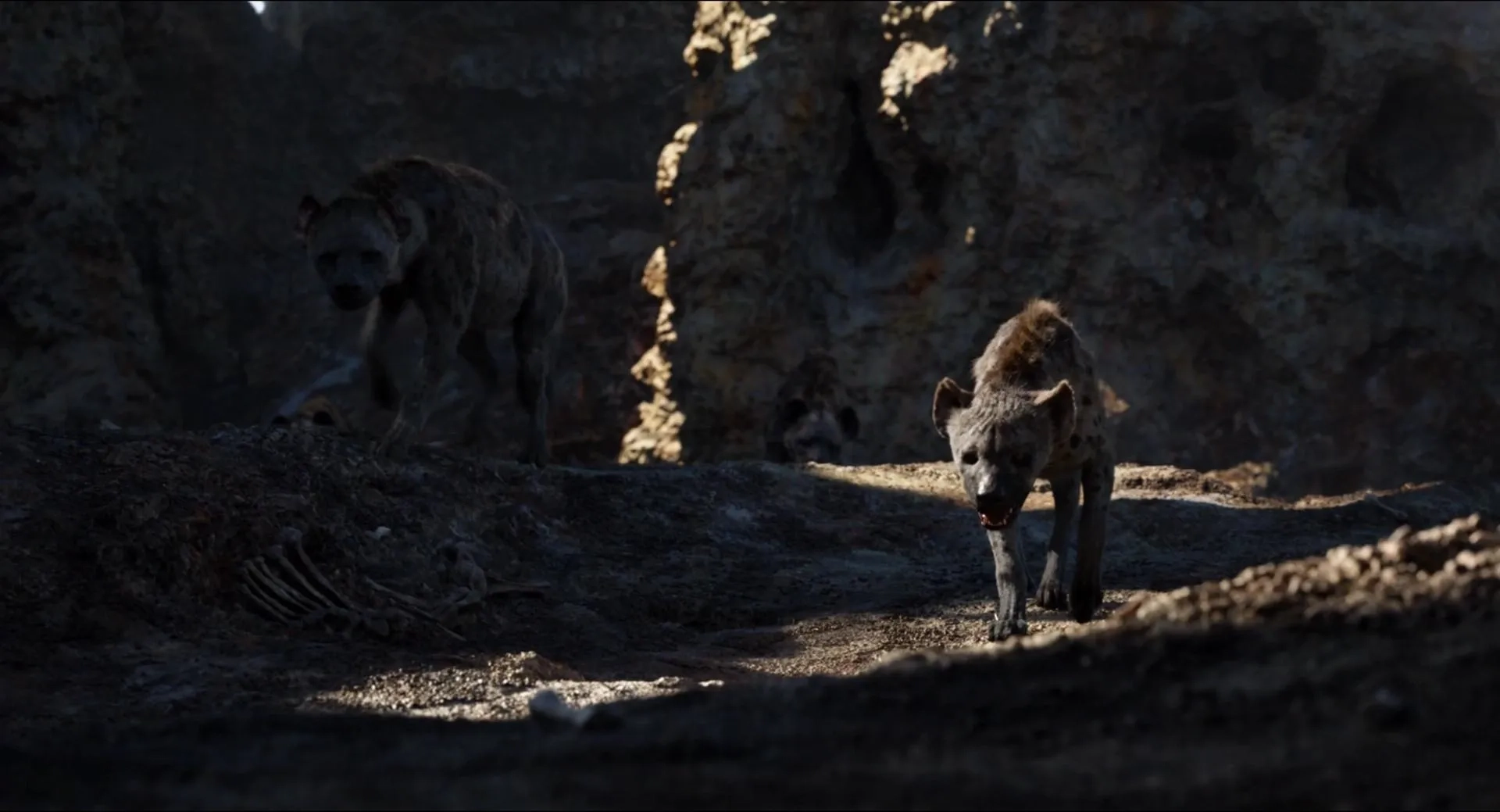 Florence Kasumba, Keegan-Michael Key, and Eric André in The Lion King (2019)