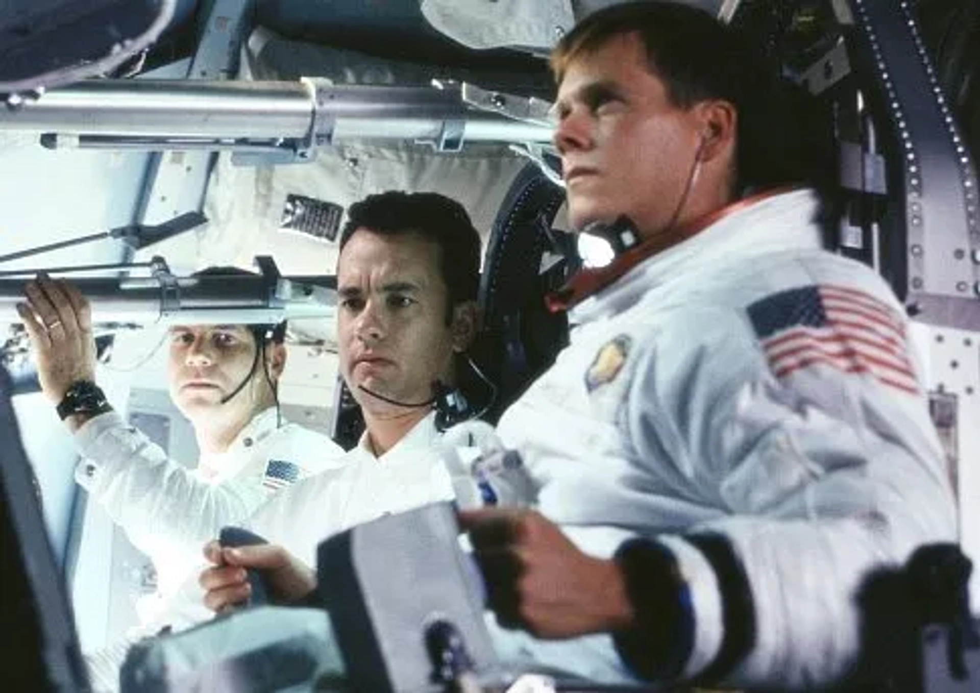 Kevin Bacon, Tom Hanks, and Bill Paxton in Apollo 13 (1995)