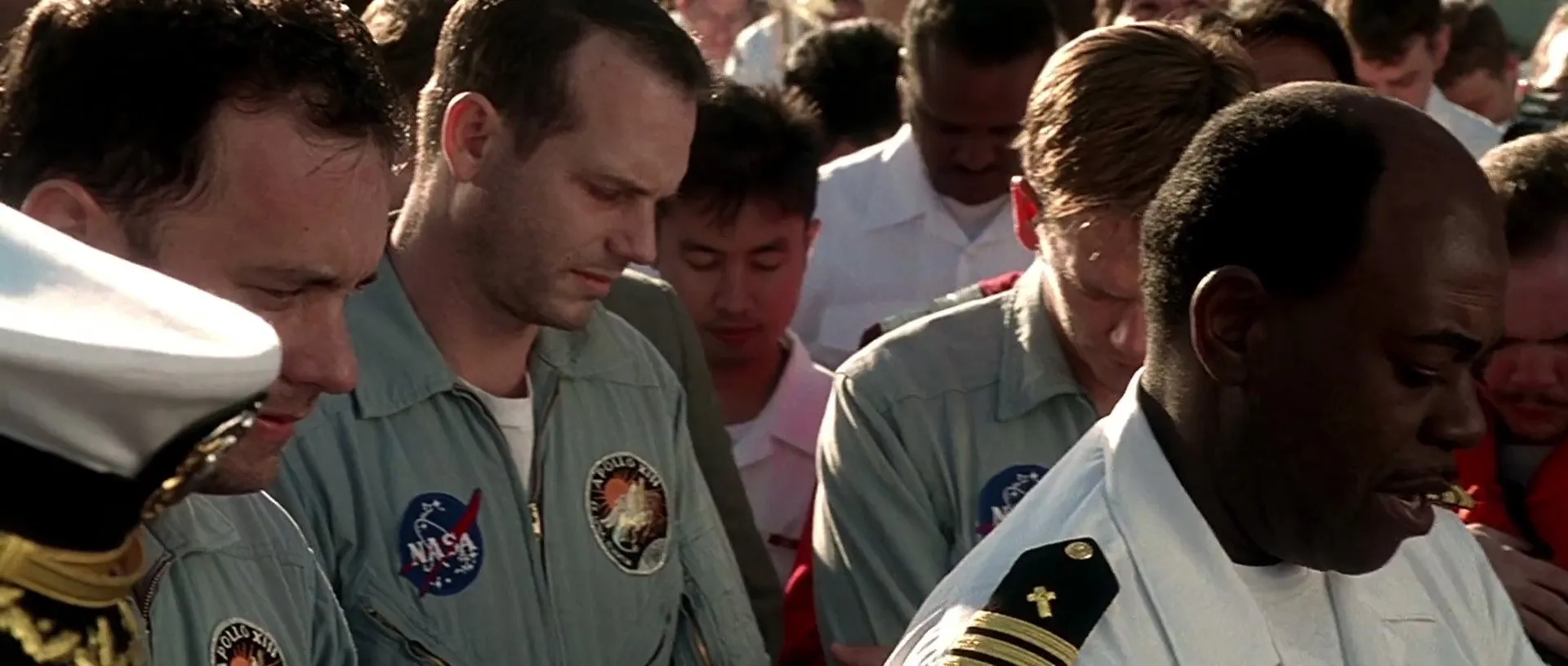 Kevin Bacon, Tom Hanks, and Bill Paxton in Apollo 13 (1995)