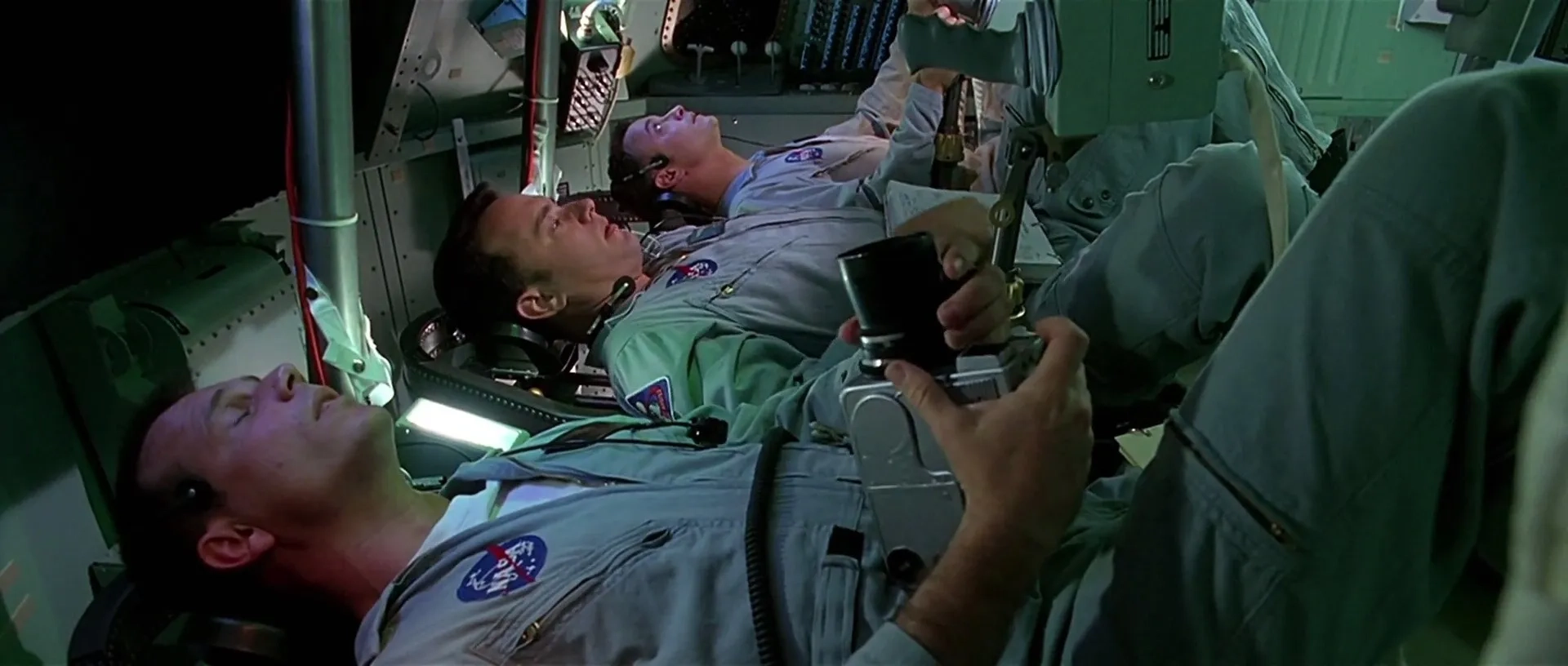 Tom Hanks, Bill Paxton, and Gary Sinise in Apollo 13 (1995)