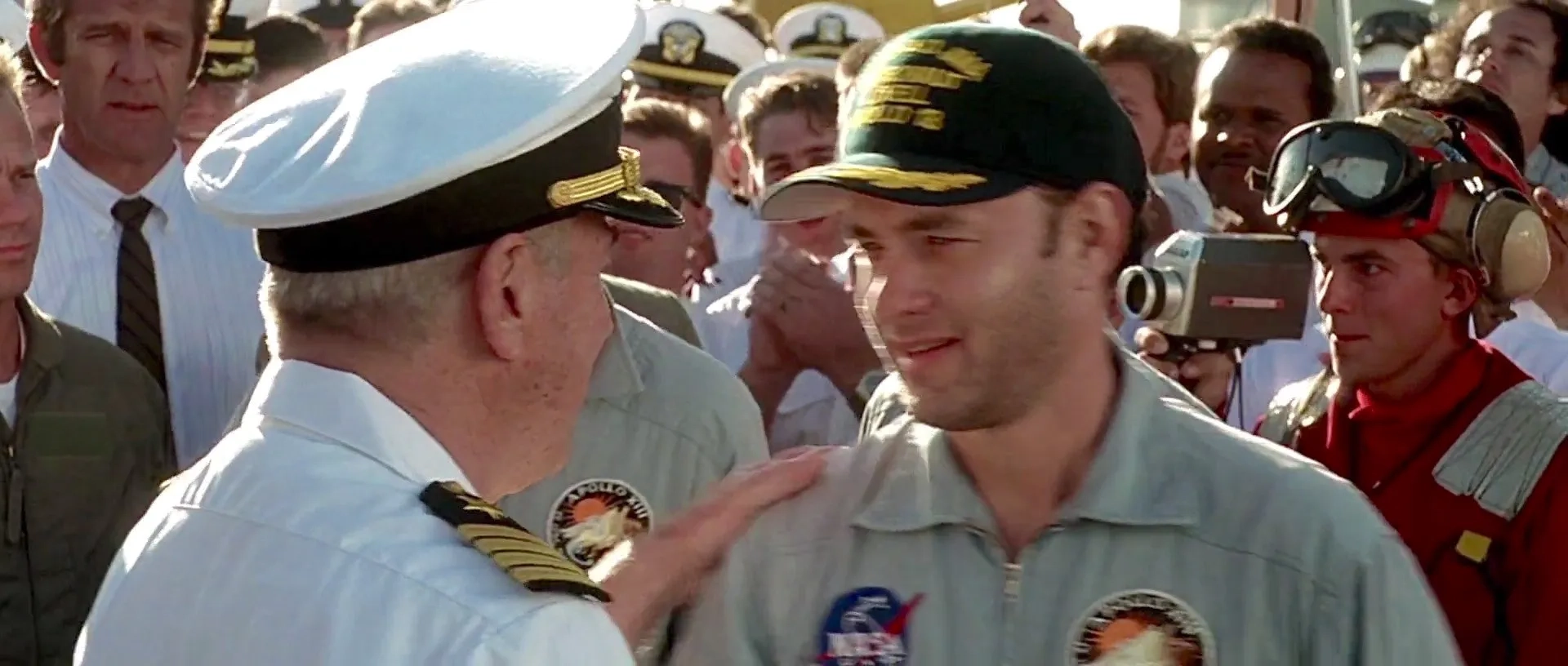 Tom Hanks and Jim Lovell in Apollo 13 (1995)