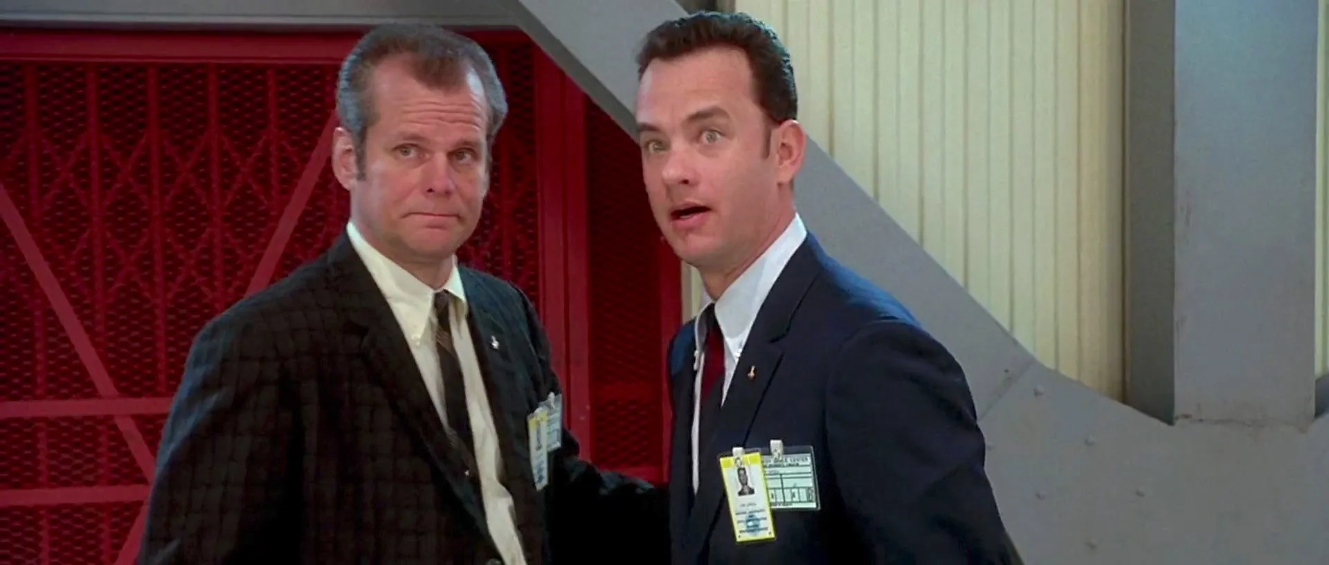 Tom Hanks and Chris Ellis in Apollo 13 (1995)