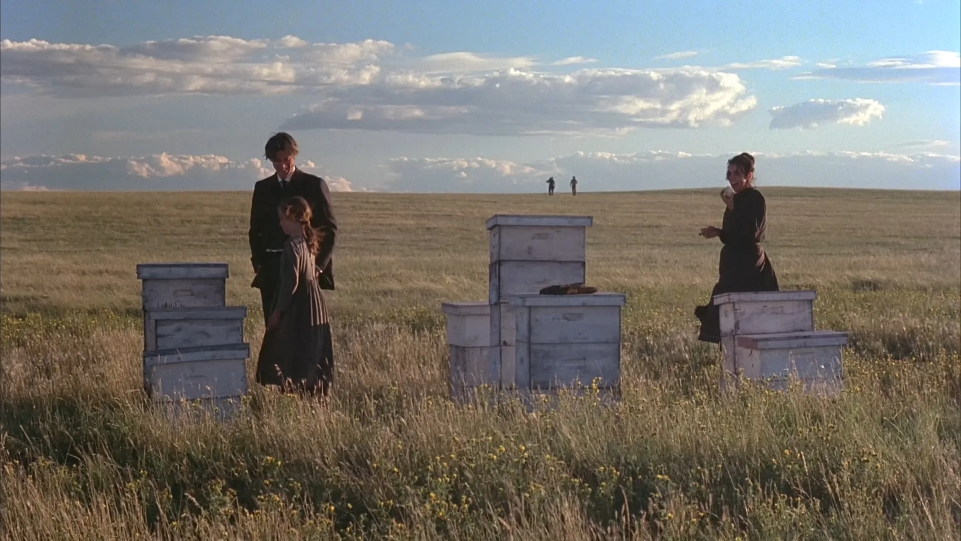 Brooke Adams, Sam Shepard, and Linda Manz in Days of Heaven (1978)